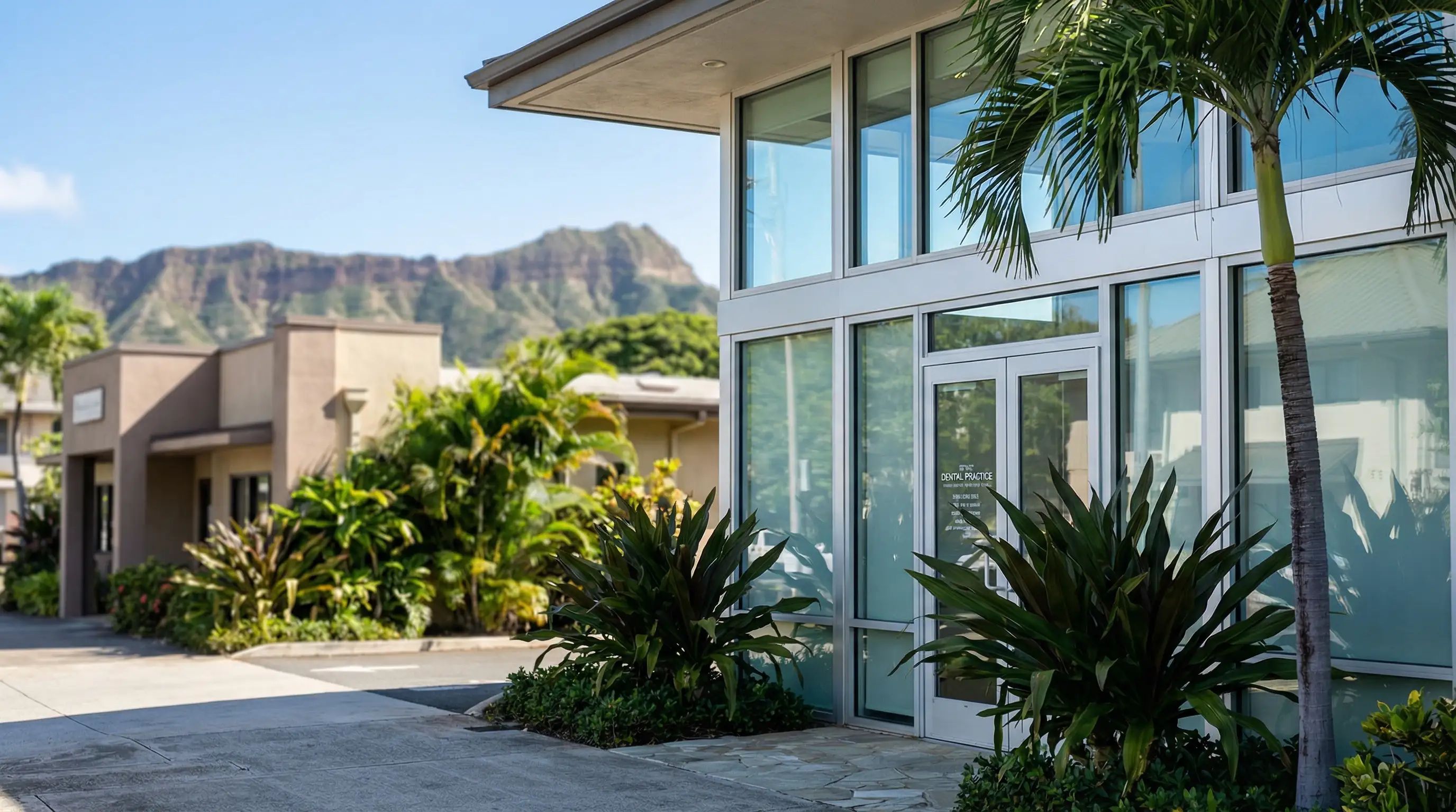 Professional dental consultation with local dentist explaining treatment to patient in Honolulu, HI