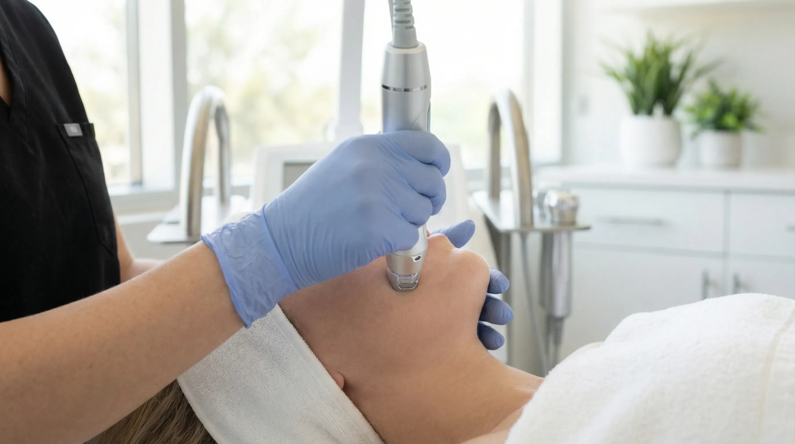 Professional medspa treatment room with modern aesthetic equipment in Henderson, NV