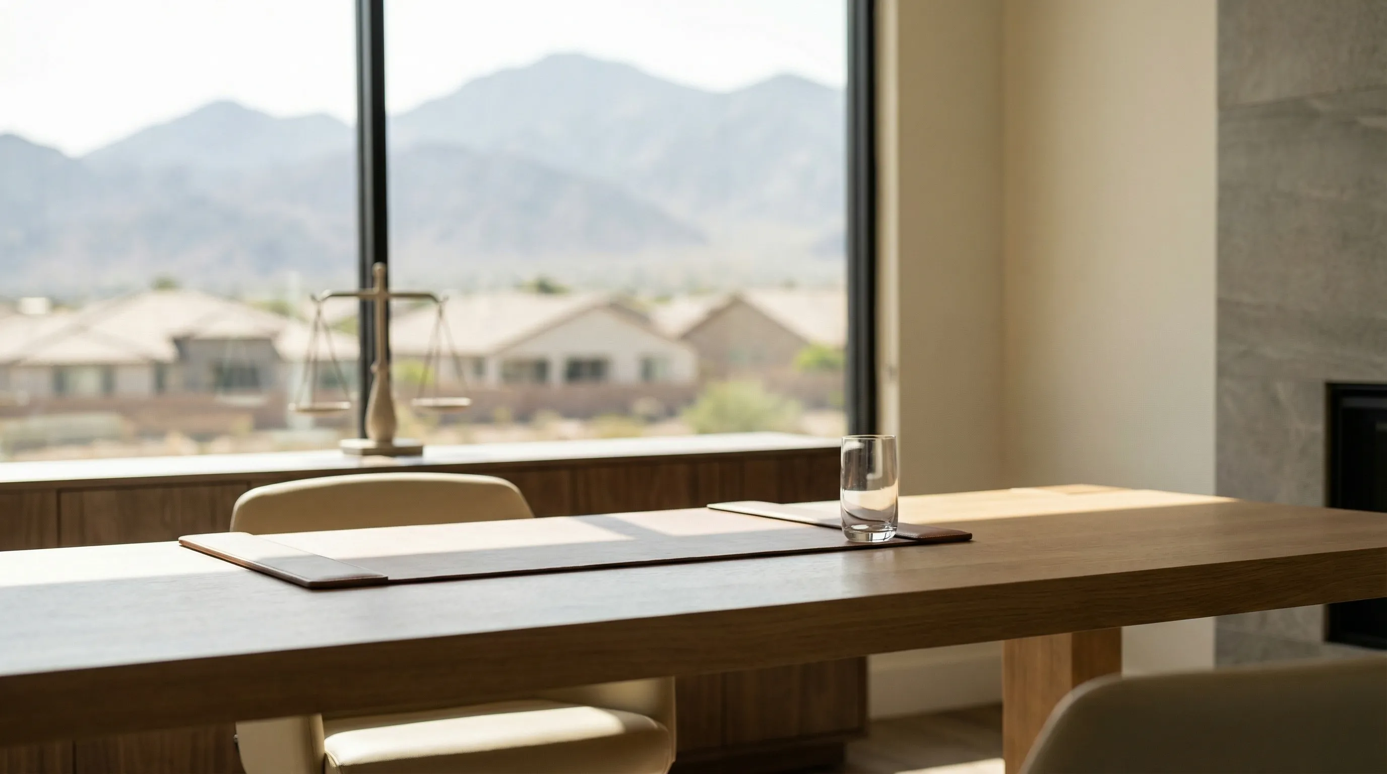 Professional personal injury law consultation in San Bernardino, CA — attorney reviewing accident documentation with a client