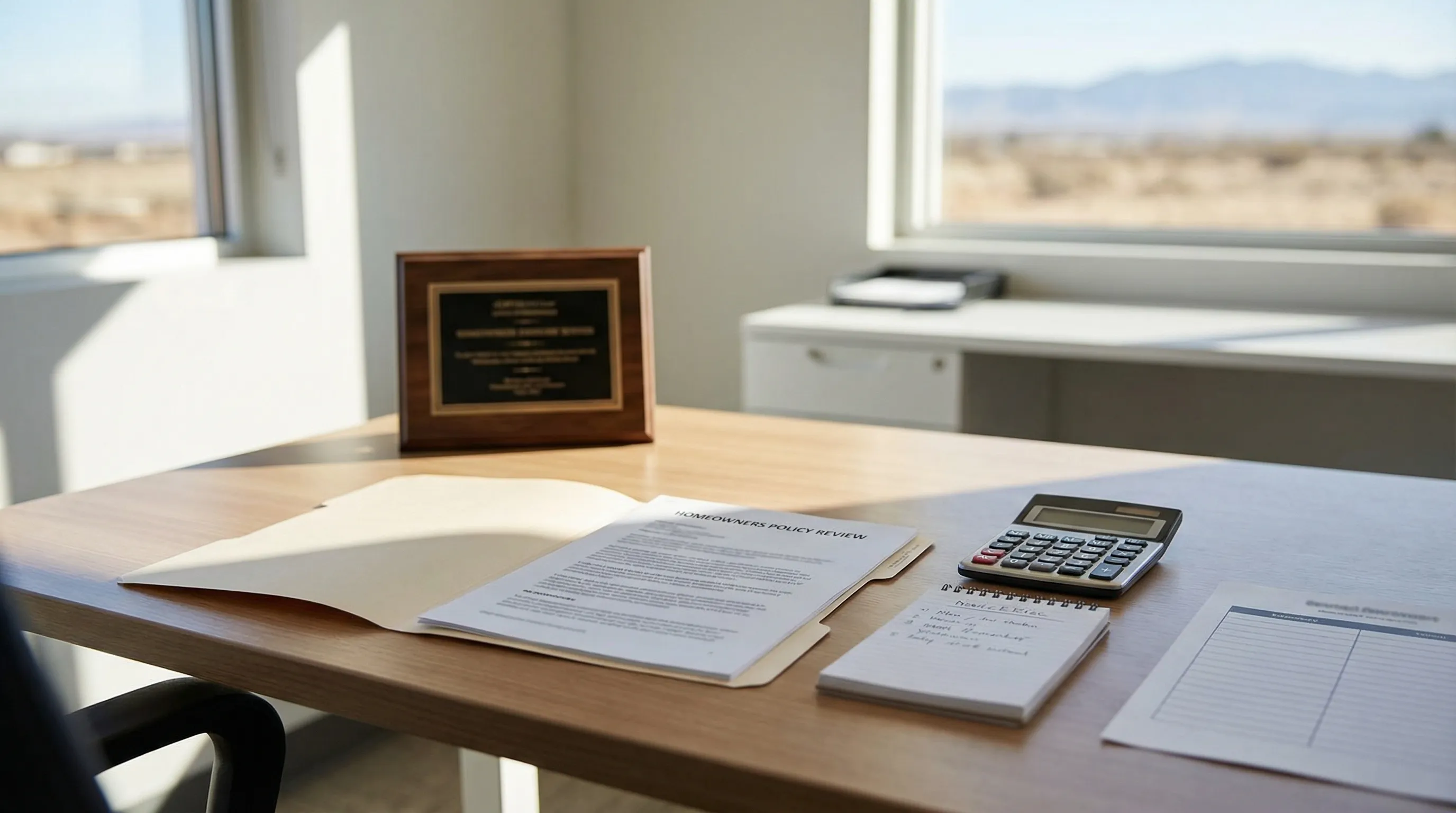 Professional insurance agent consultation in San Bernardino, CA — agent reviewing multi-carrier quote comparison with a client