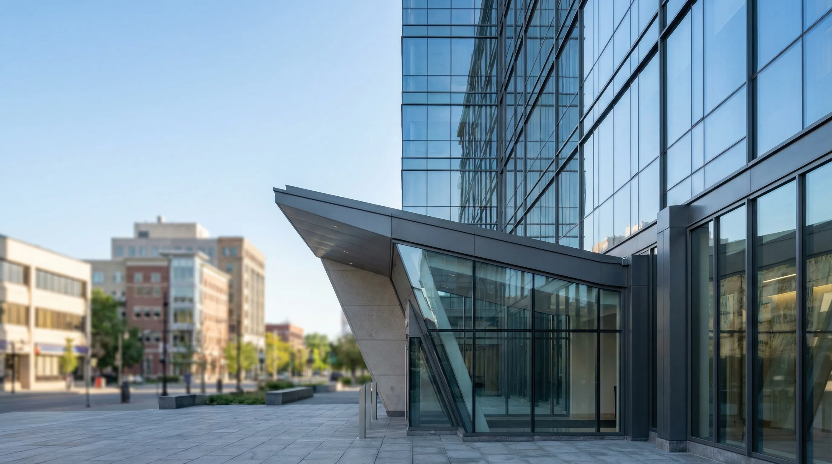 Financial advisor reviewing retirement planning charts with a professional couple in a modern Monroe County office, Rochester, NY