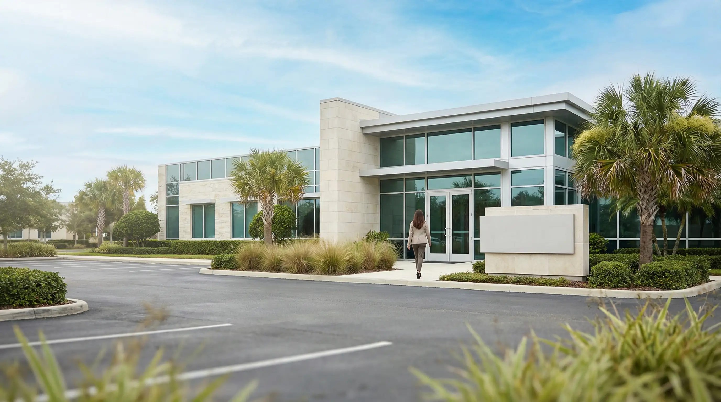 Modern dental operatory with a dentist and patient at a Birmingham, AL dental practice