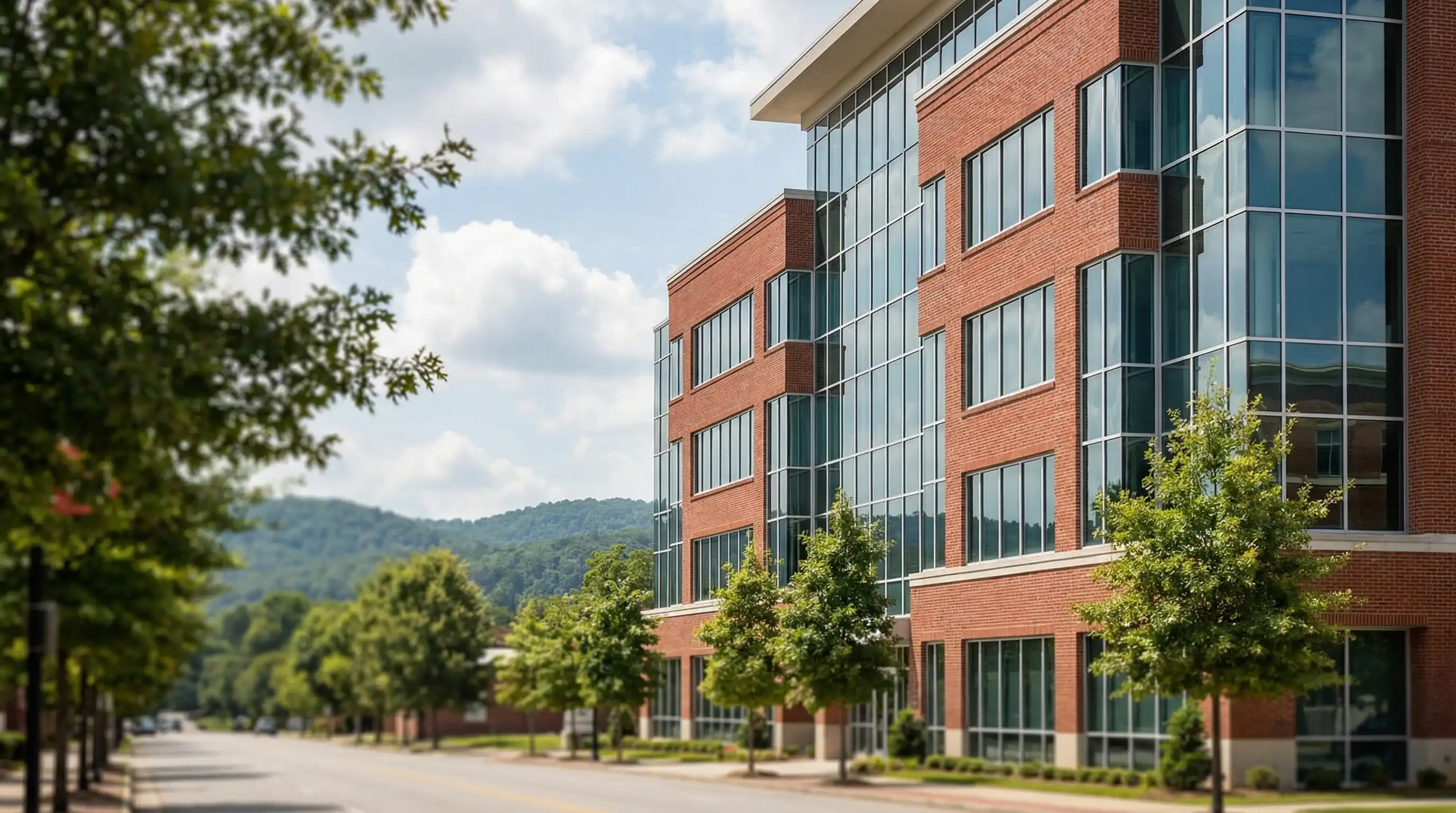 Professional law office exterior in Downtown Birmingham, AL representing a local personal injury and criminal defense firm