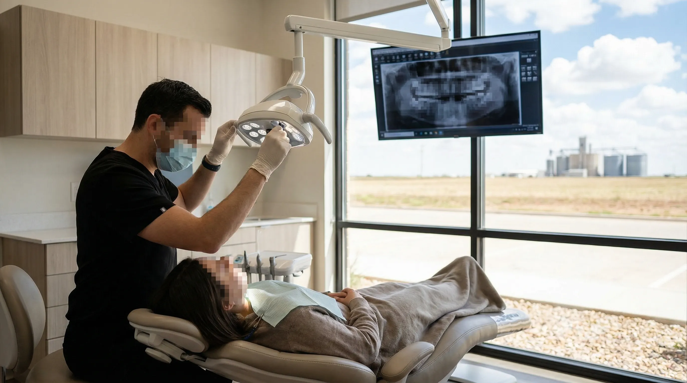 Modern dental office exterior serving patients across the Texas Panhandle in Amarillo, TX