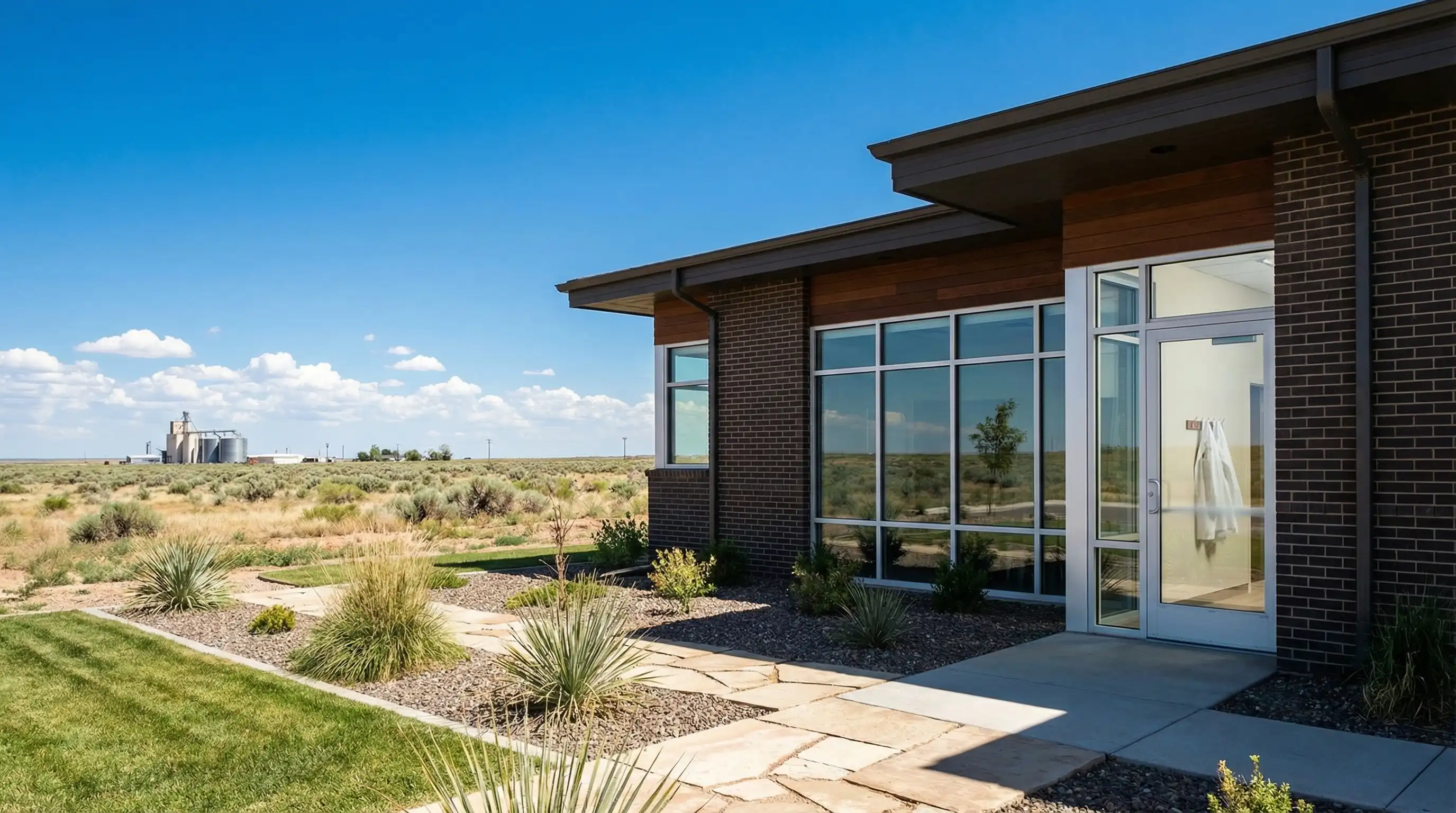 Modern dental office exterior serving patients across the Texas Panhandle in Amarillo, TX