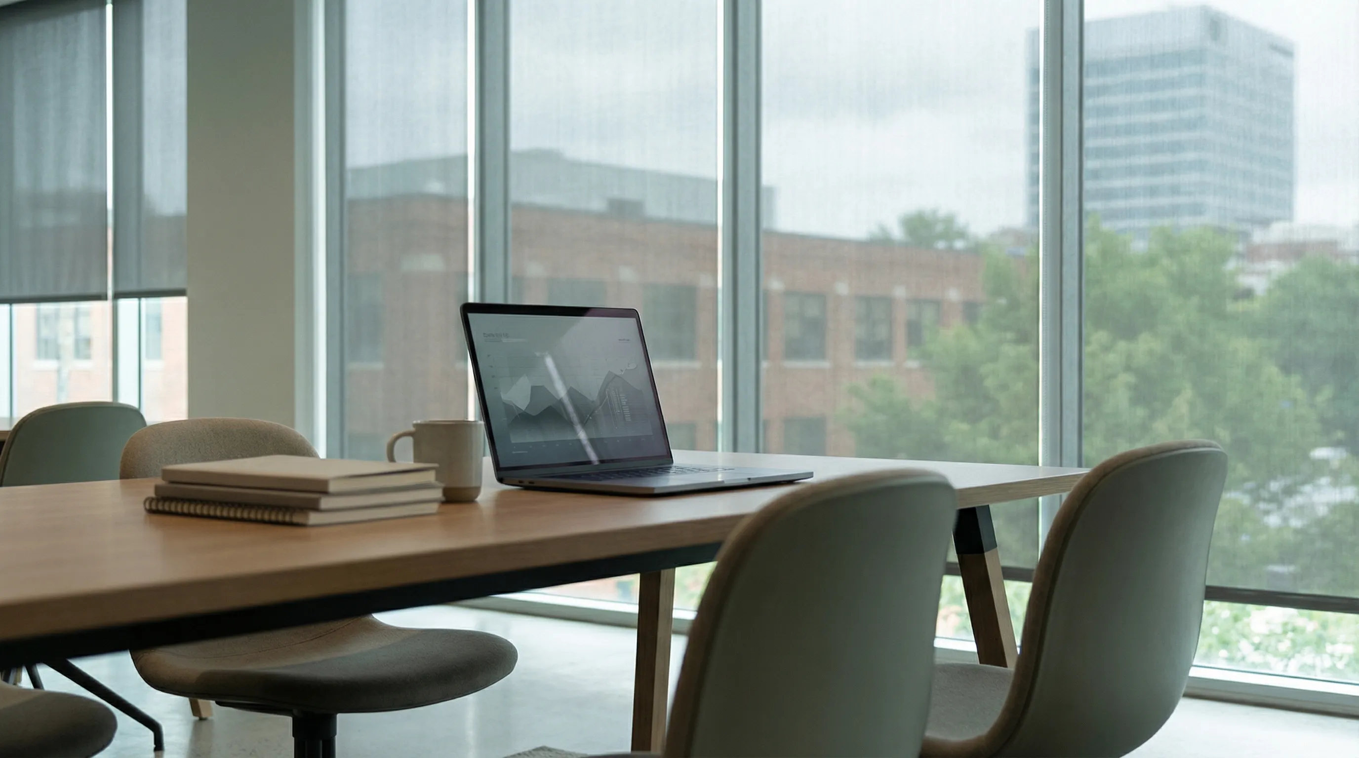 Real estate agent showing a young professional couple a well-maintained home in a Tallahassee suburban neighborhood with mature live oak trees