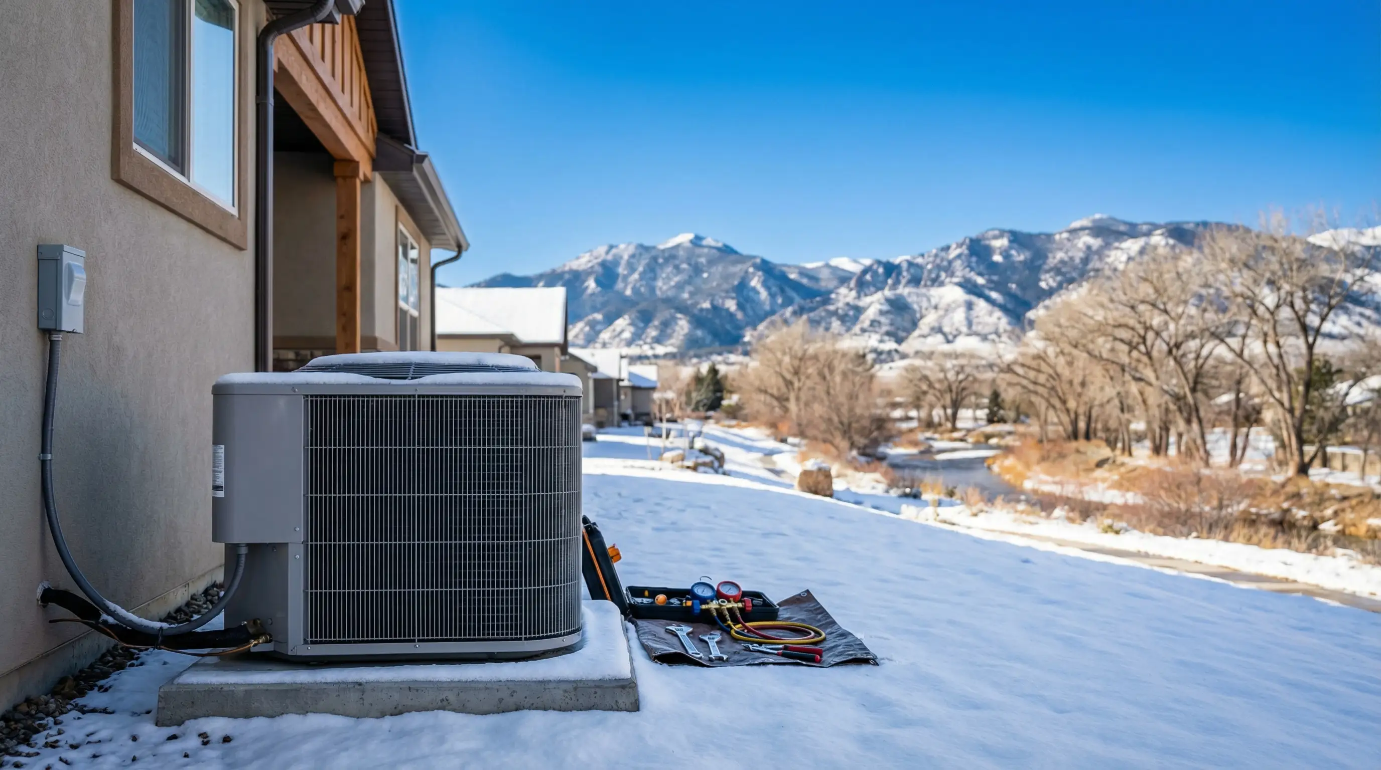 Professional HVAC service technician workspace for HVAC contractors in Fort Collins, CO