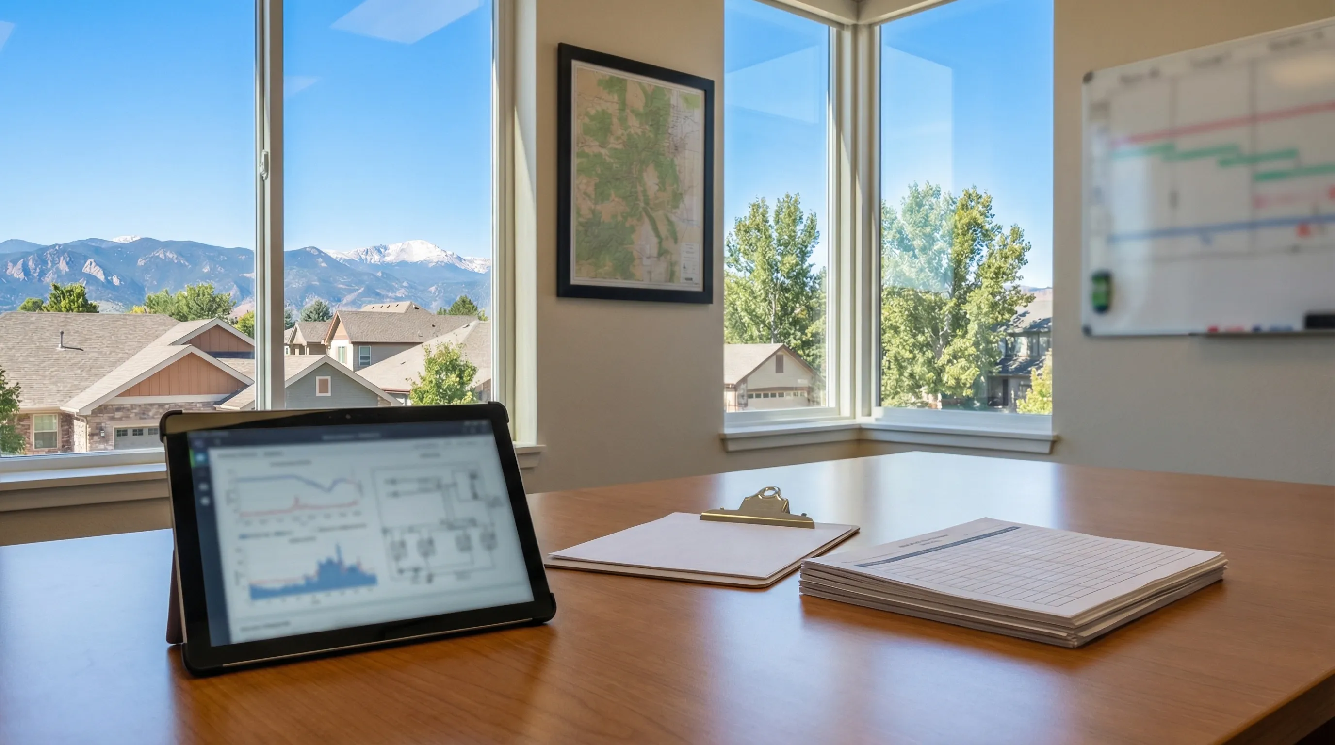 Professional HVAC service technician workspace for HVAC contractors in Fort Collins, CO