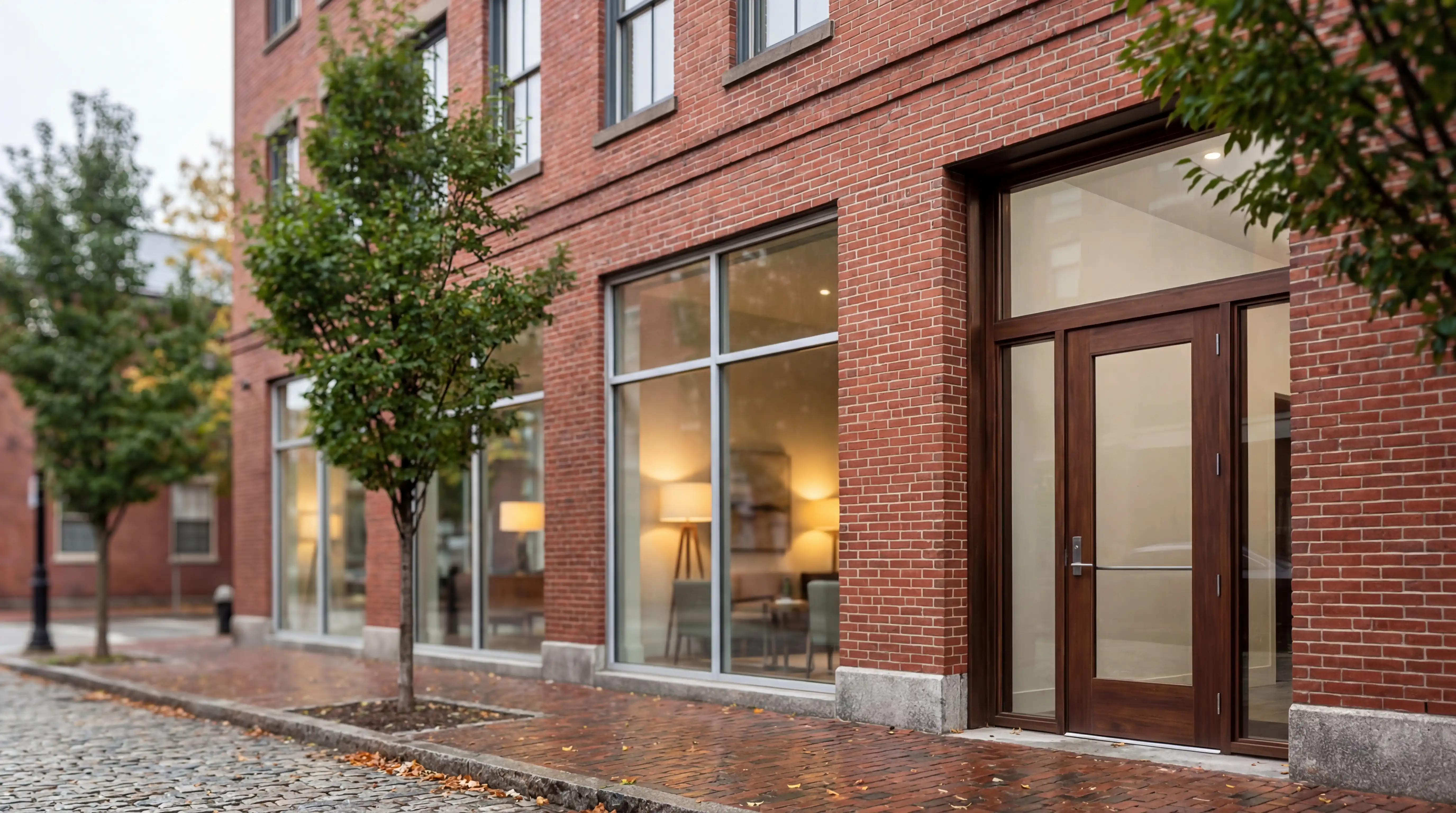 Dentist performing a patient examination in a modern dental practice in Providence, RI