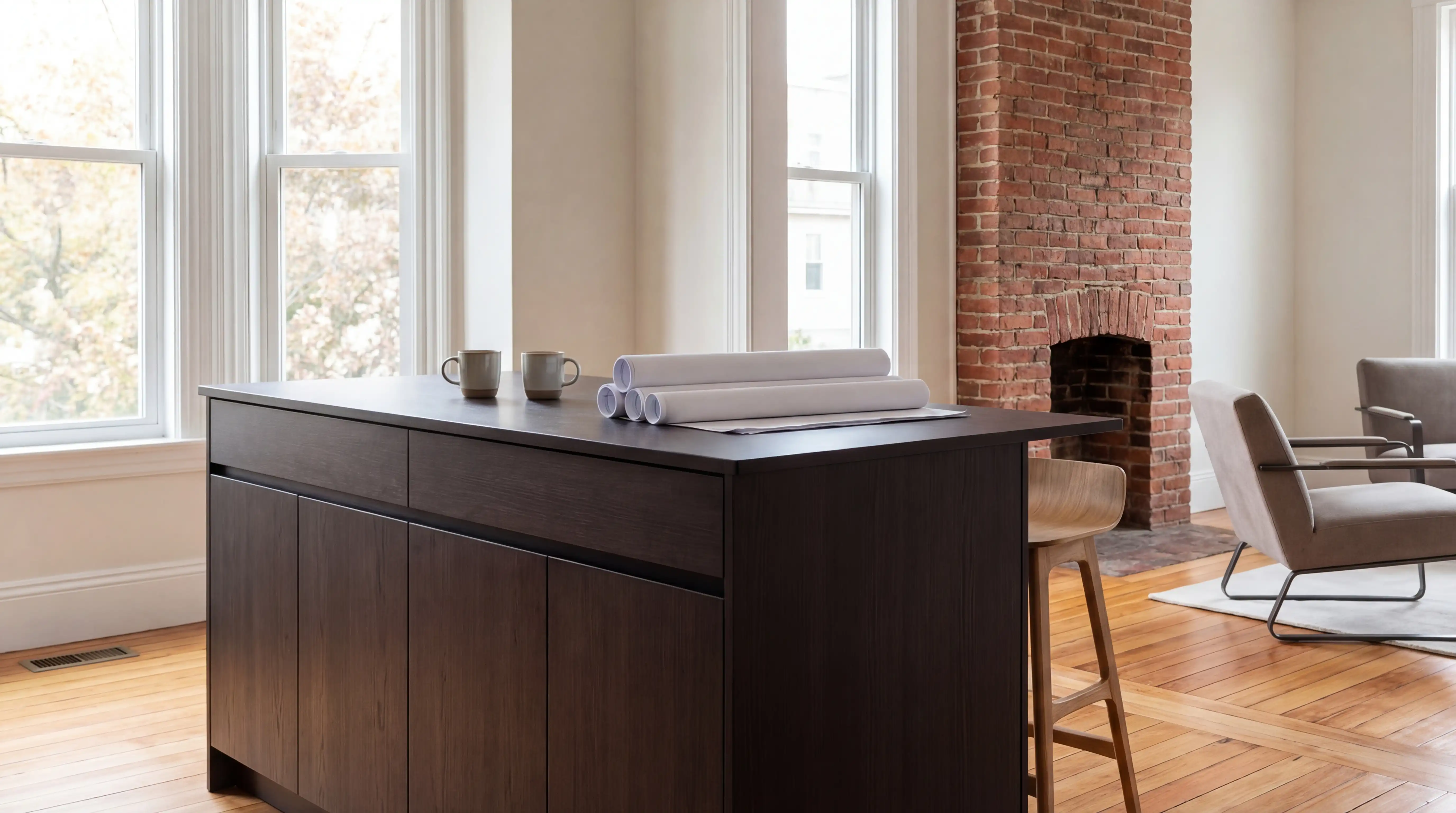 Historic East Side Providence Victorian home exterior with bay windows and ornate porch detail on a tree-lined street, RI