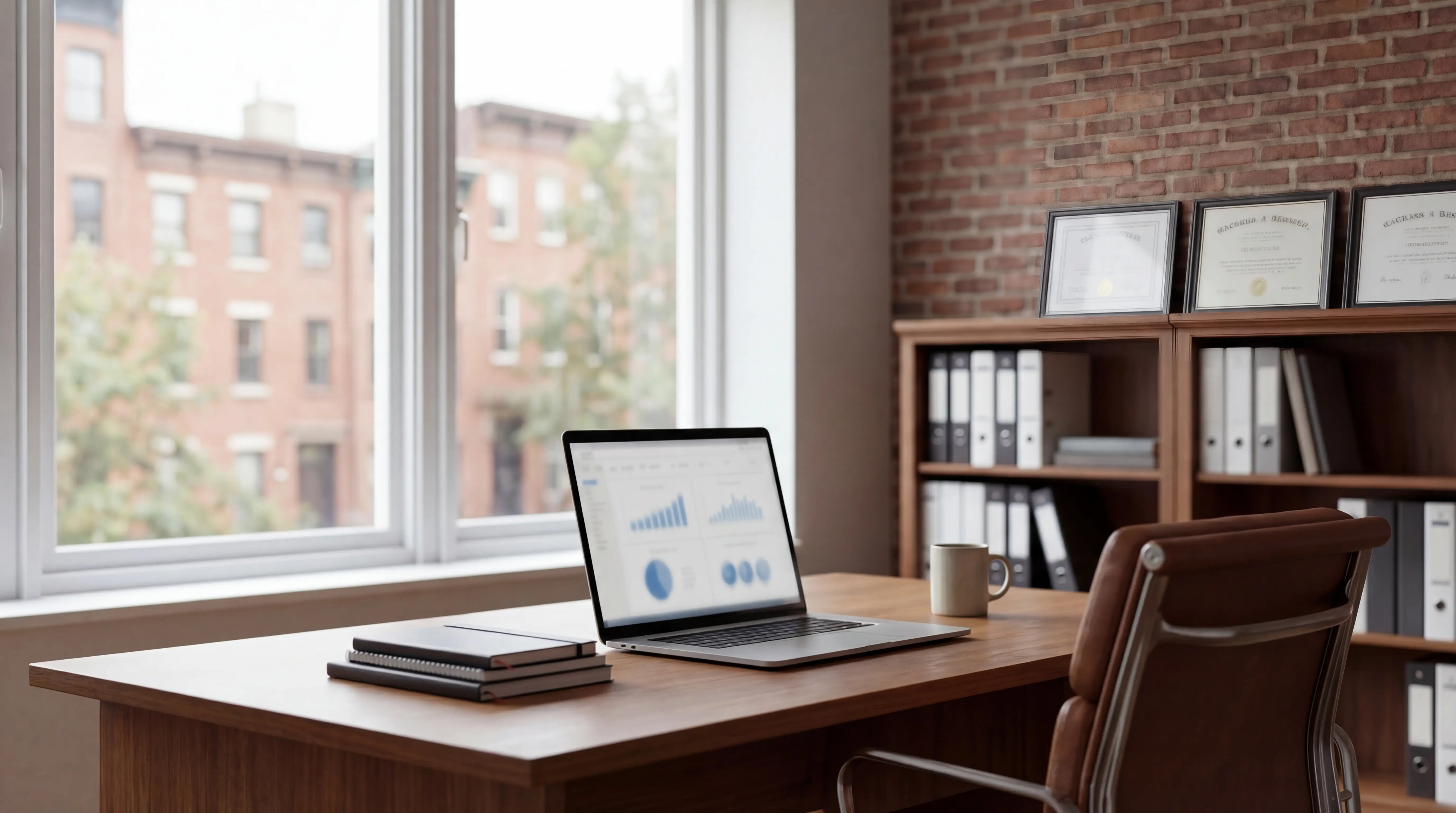 Professional CPA office consultation in downtown Providence RI, accountant and small business owner reviewing financial documents at a conference table