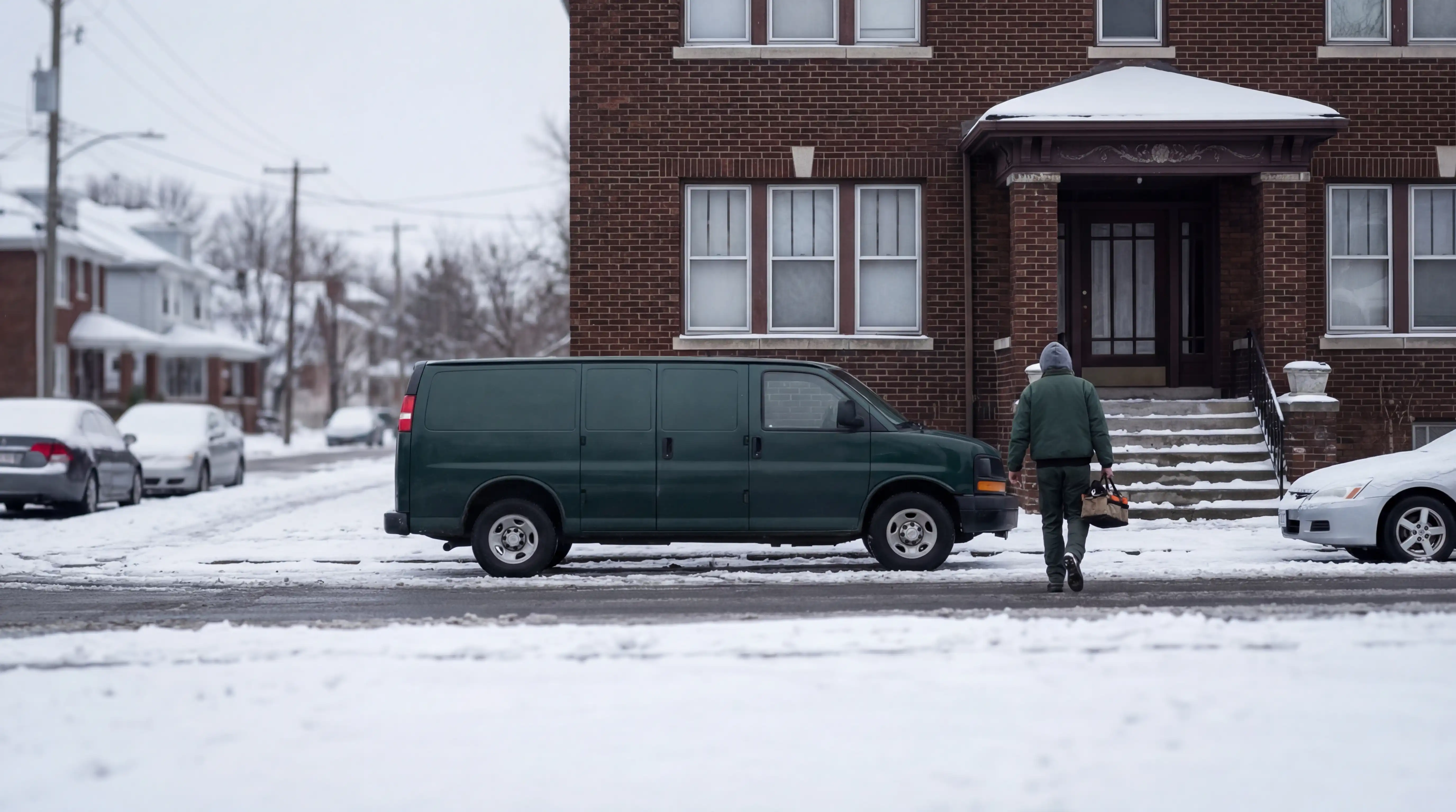 Licensed plumber replacing corroded galvanized pipes in the basement of a pre-WWII Albany, NY brick duplex