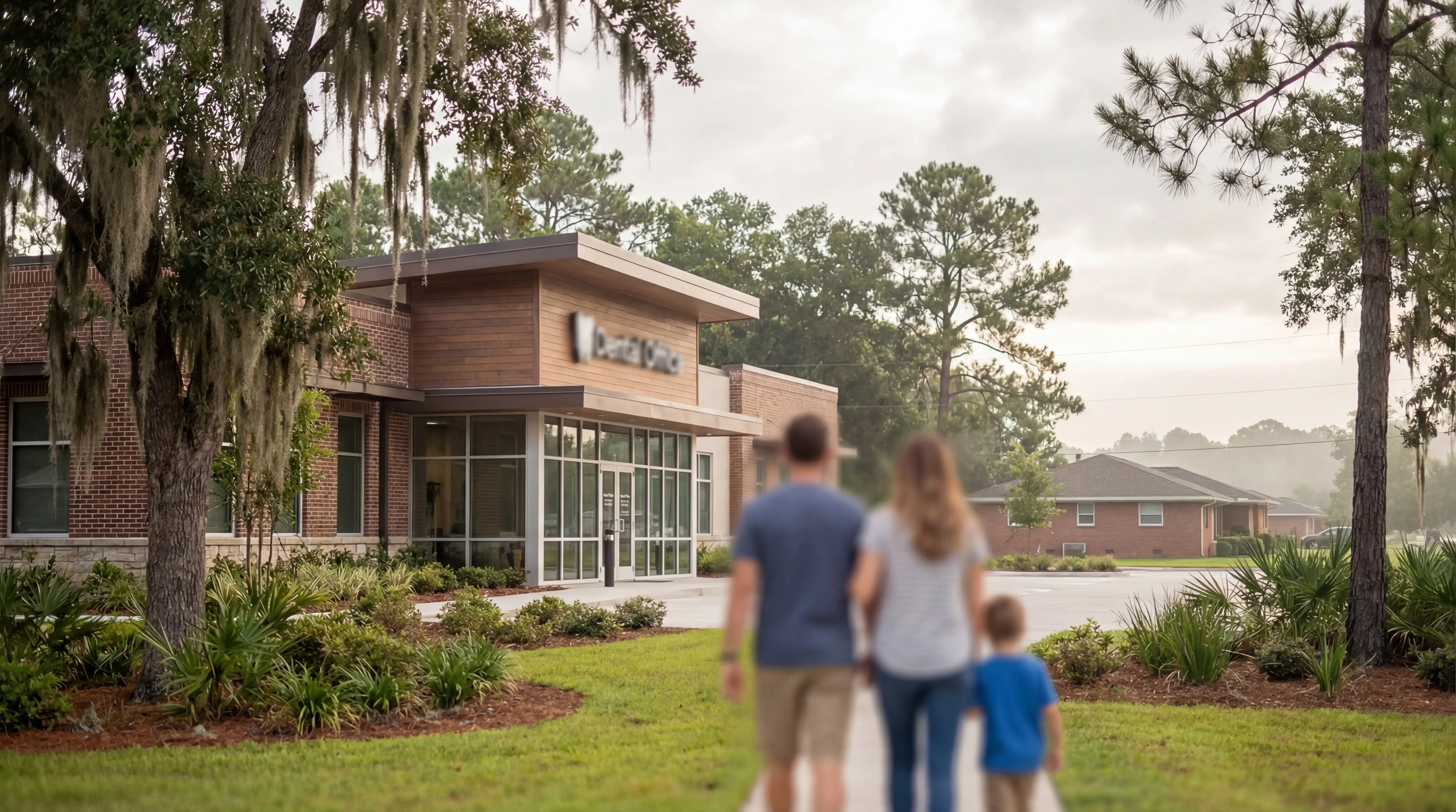 Professional dentist consulting with a patient in a modern dental office in Shreveport, Louisiana