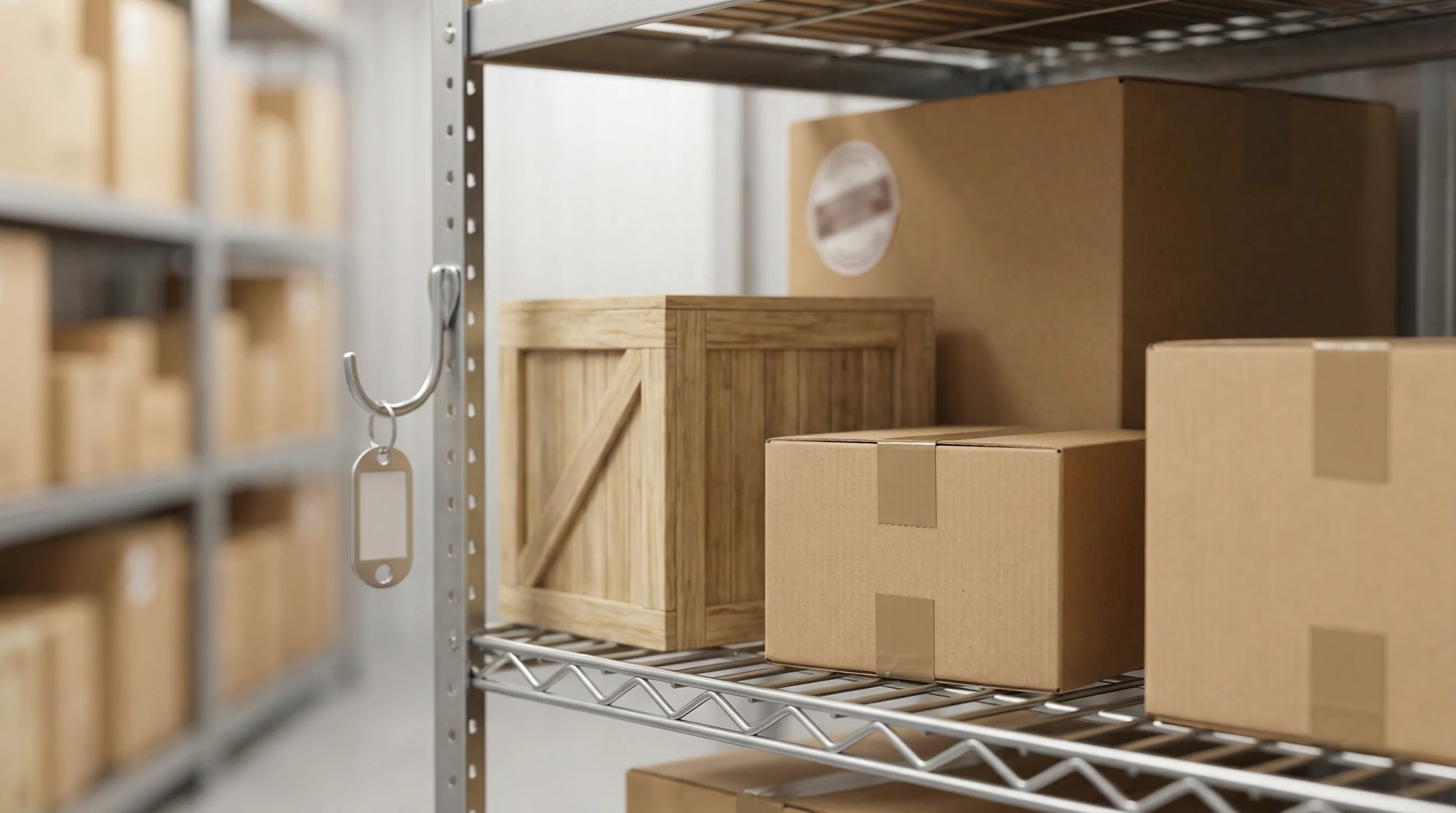 Moving truck parked outside a Clarksville, TN home with uniformed movers loading furniture during a Fort Campbell PCS relocation