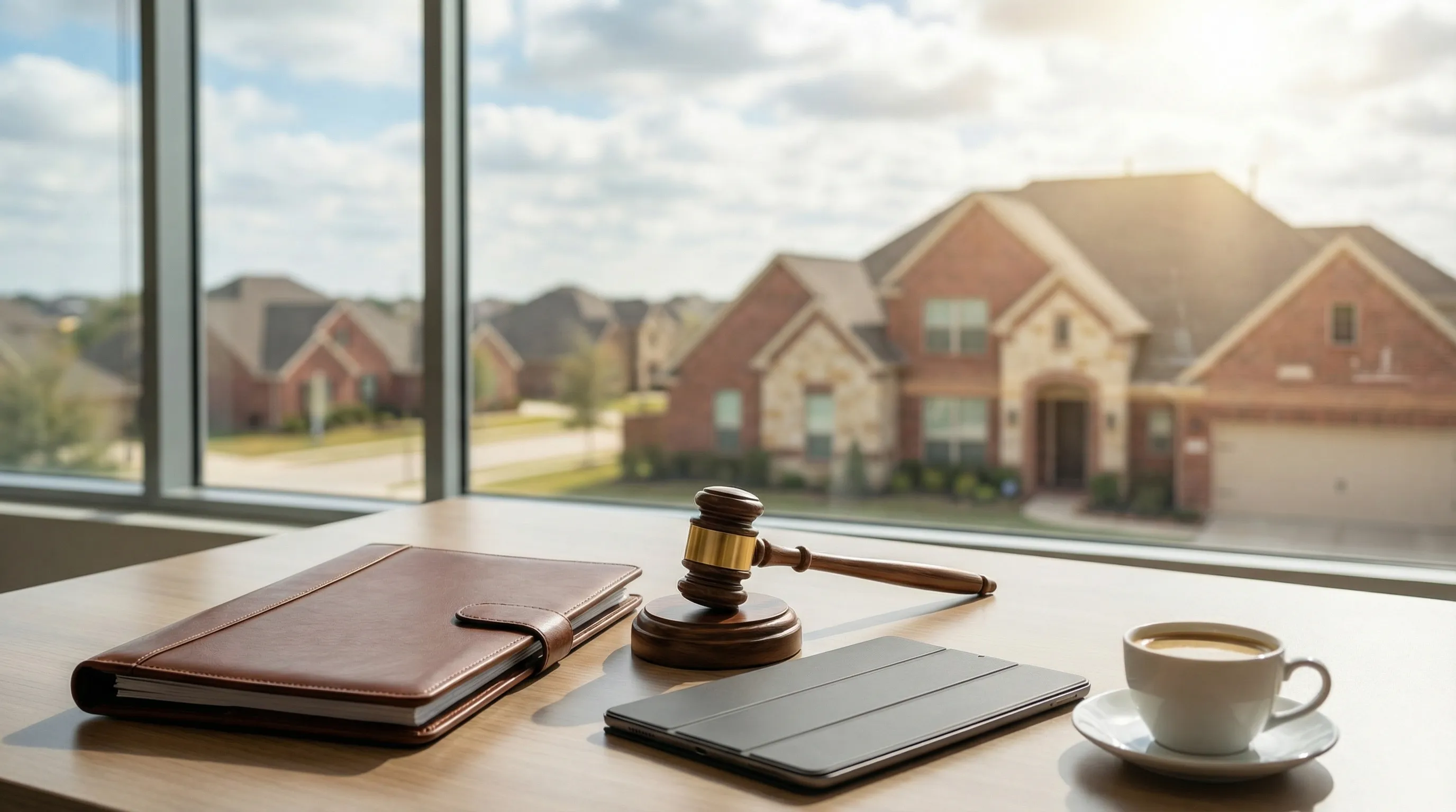 Professional personal injury law office consultation room in Denton, TX