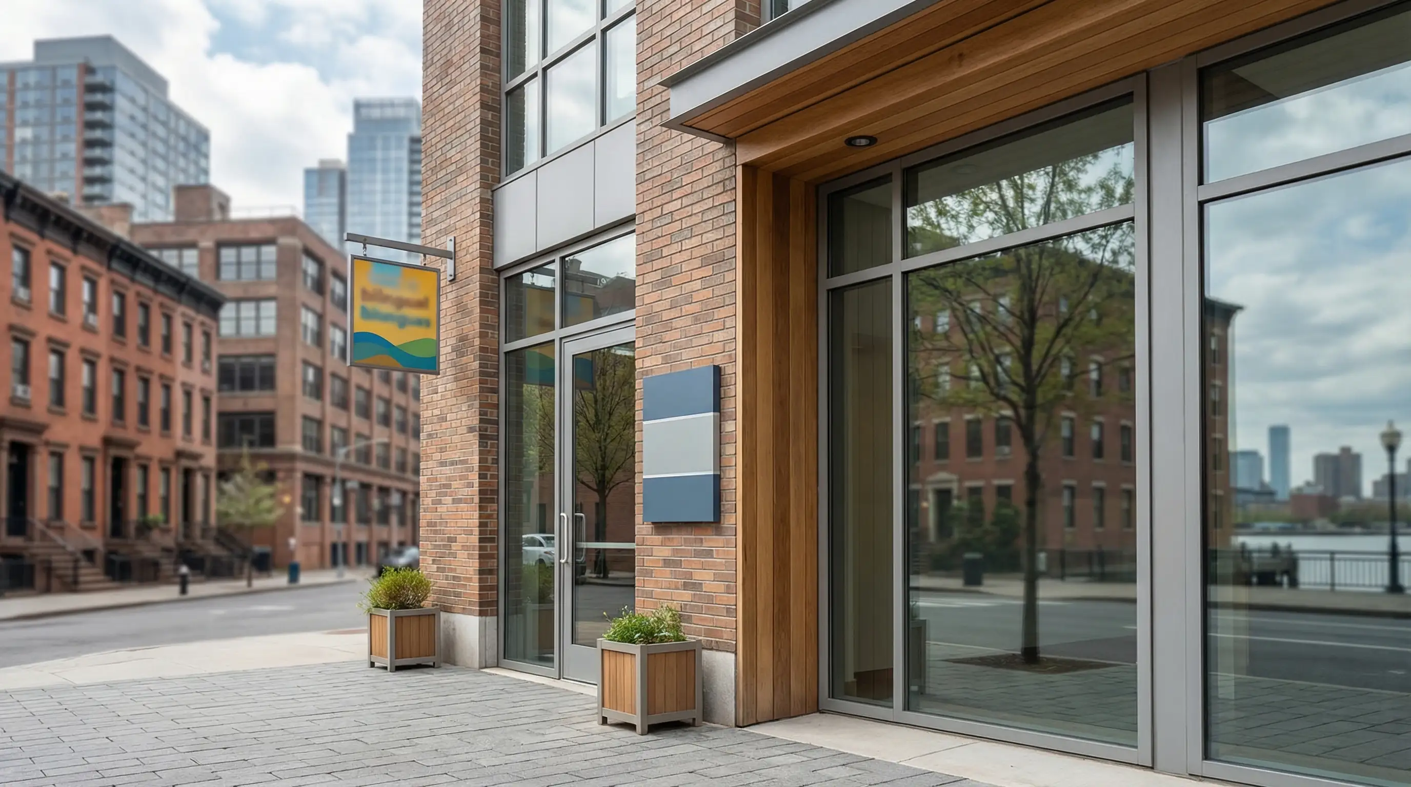 Modern dental practice reception and treatment area at a Newark, NJ dental office welcoming new patients