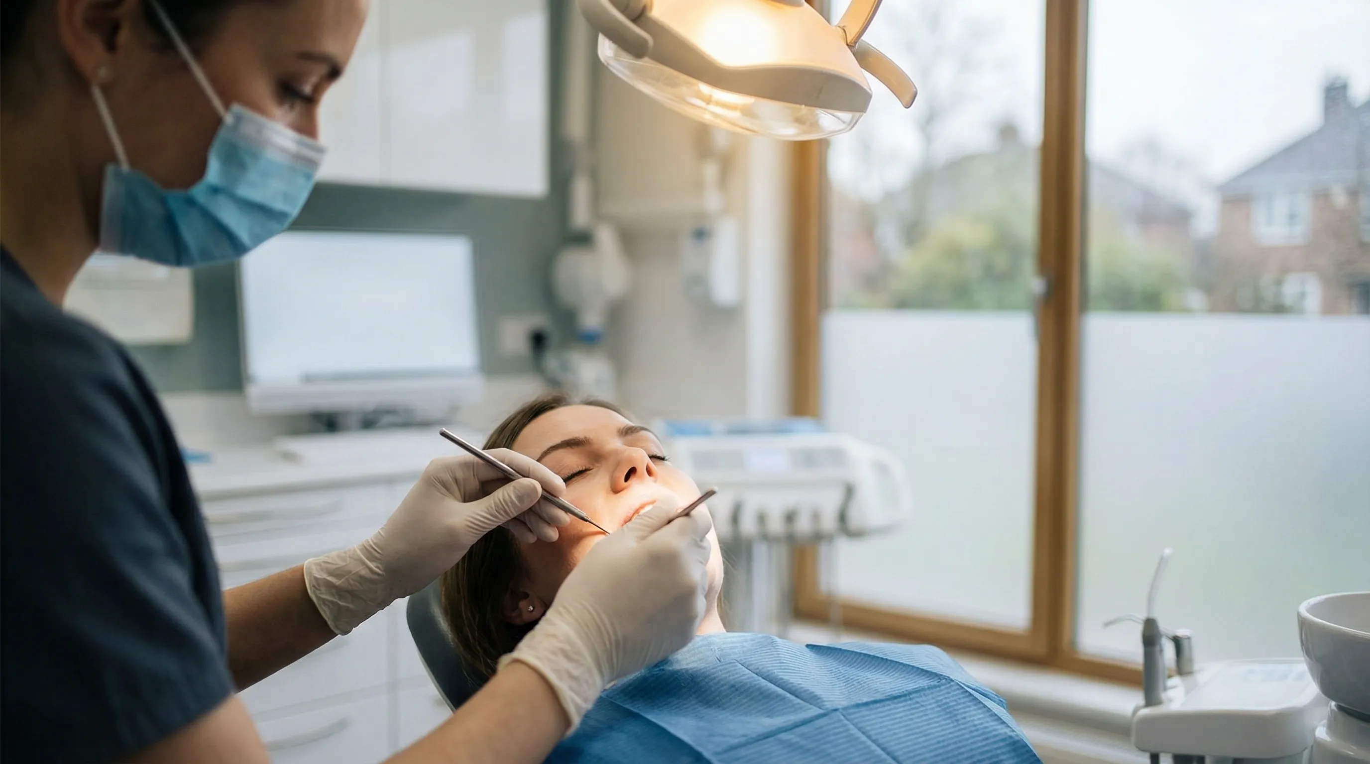 Professional dental consultation at a modern dental practice in Vancouver, WA with a patient and dentist reviewing treatment options