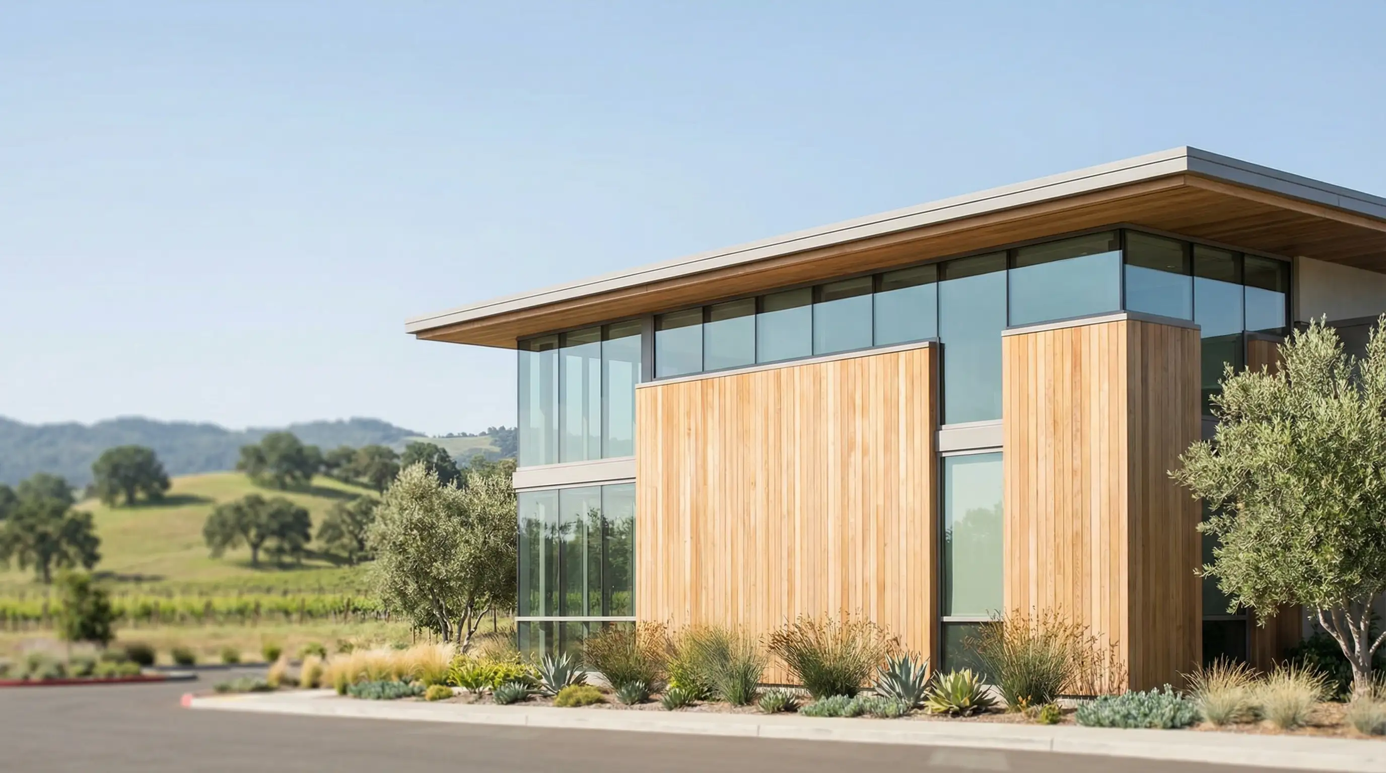 Modern dental office interior in Santa Rosa, CA with a welcoming reception area and natural California light