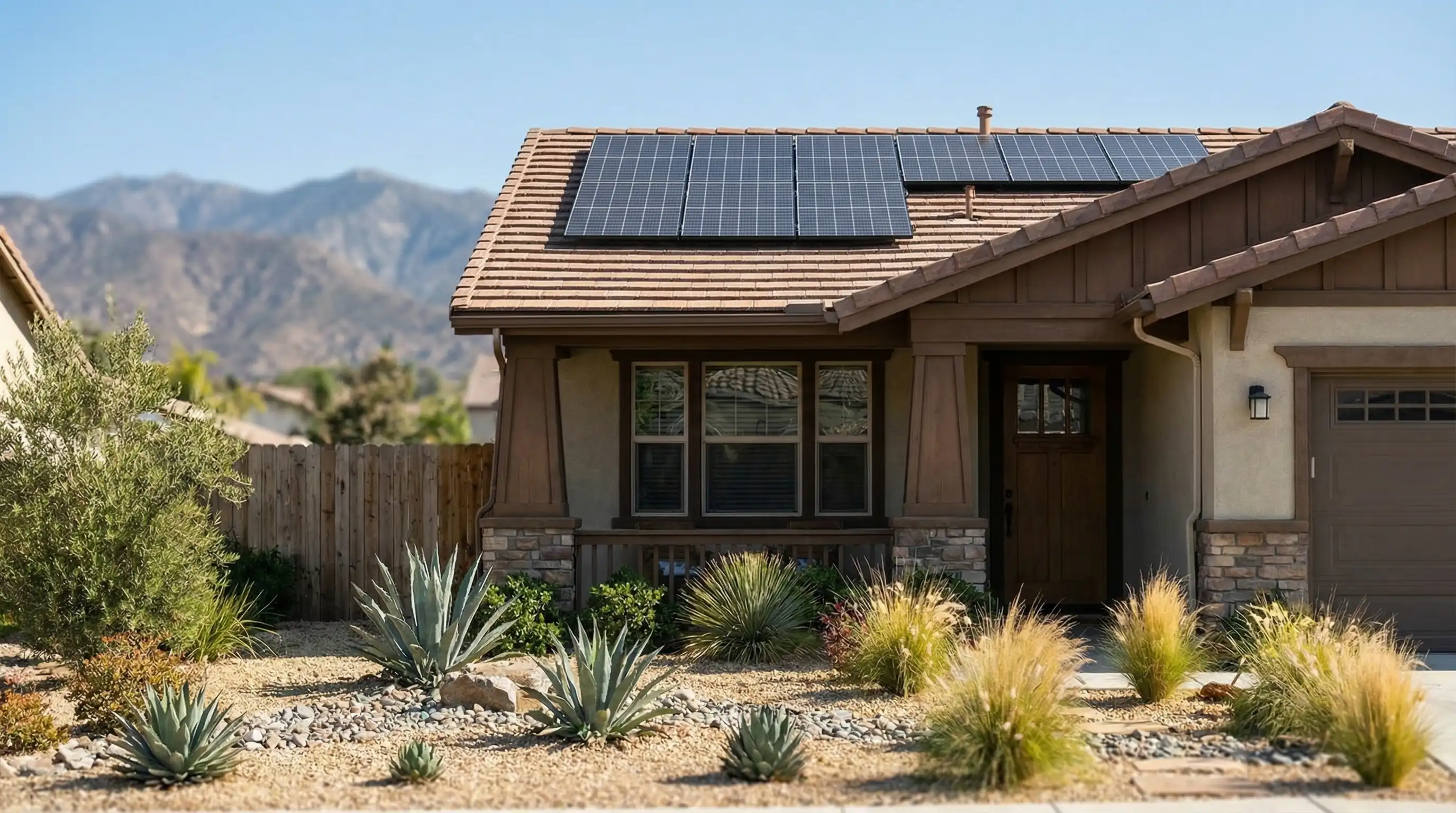 Solar installation consultation with Inland Empire homeowner reviewing NEM 3.0 savings estimate in Corona, CA