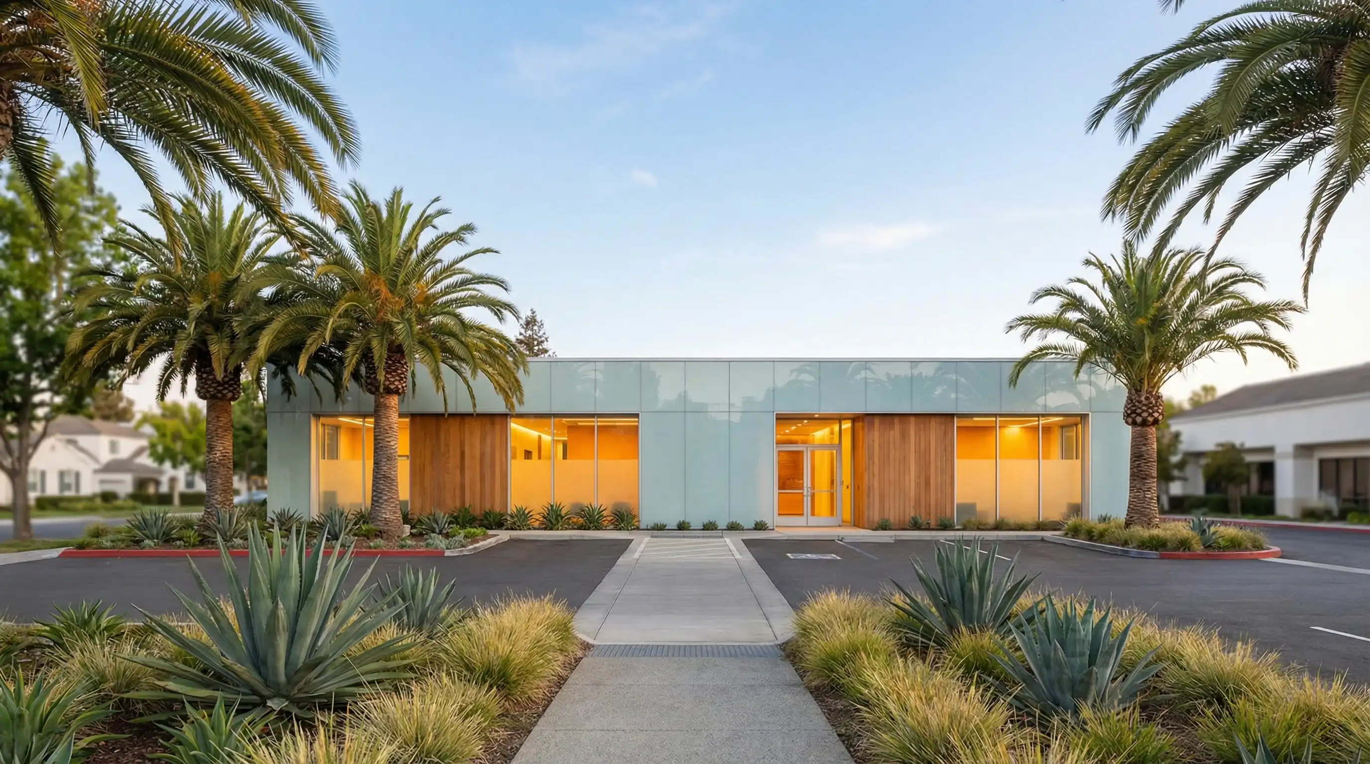 Licensed medical aesthetics provider in white coat reviewing results on a tablet with South Asian professional woman patient in warm modern Sunnyvale med spa treatment room, provider credentials visible on wall
