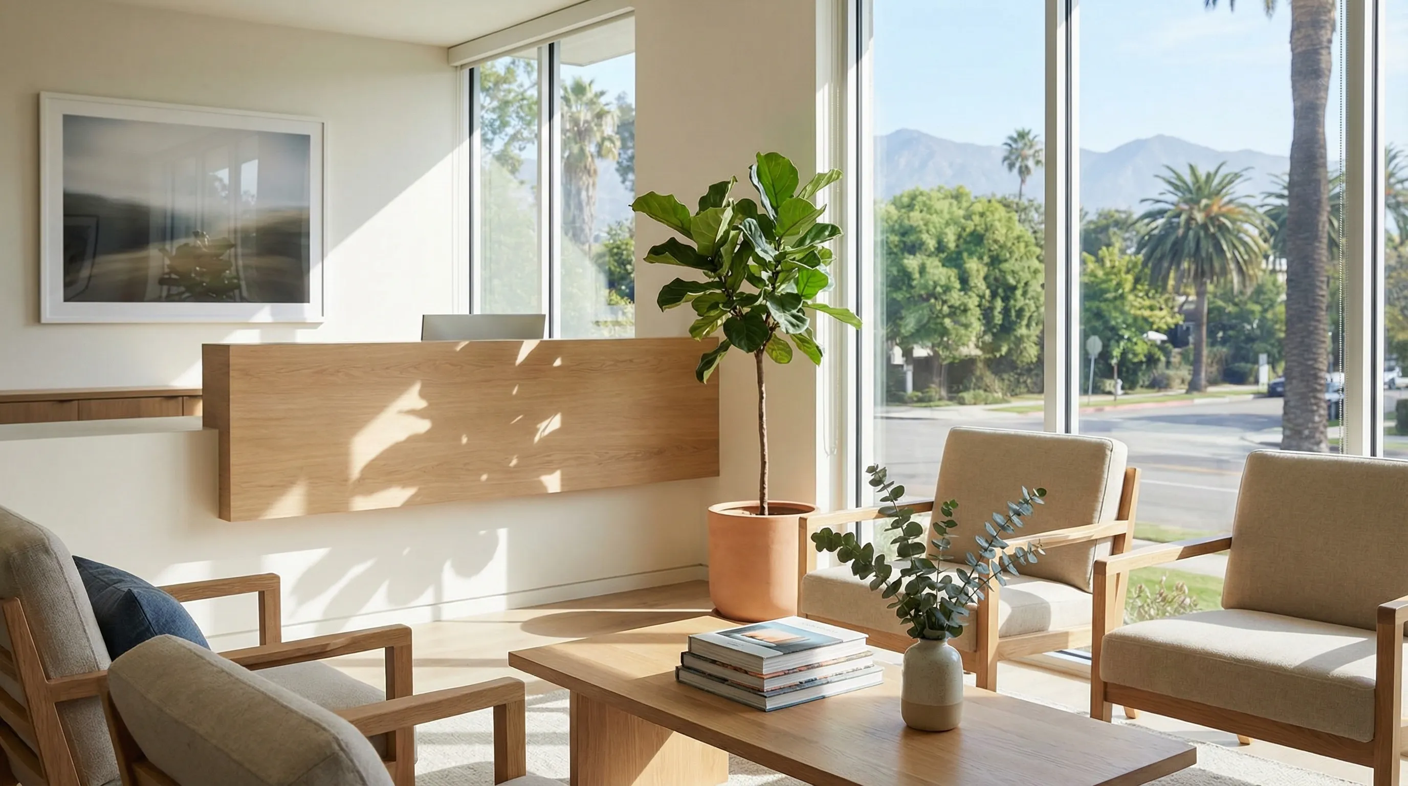 Professional dentist working with a patient in a modern dental office in Pasadena, CA