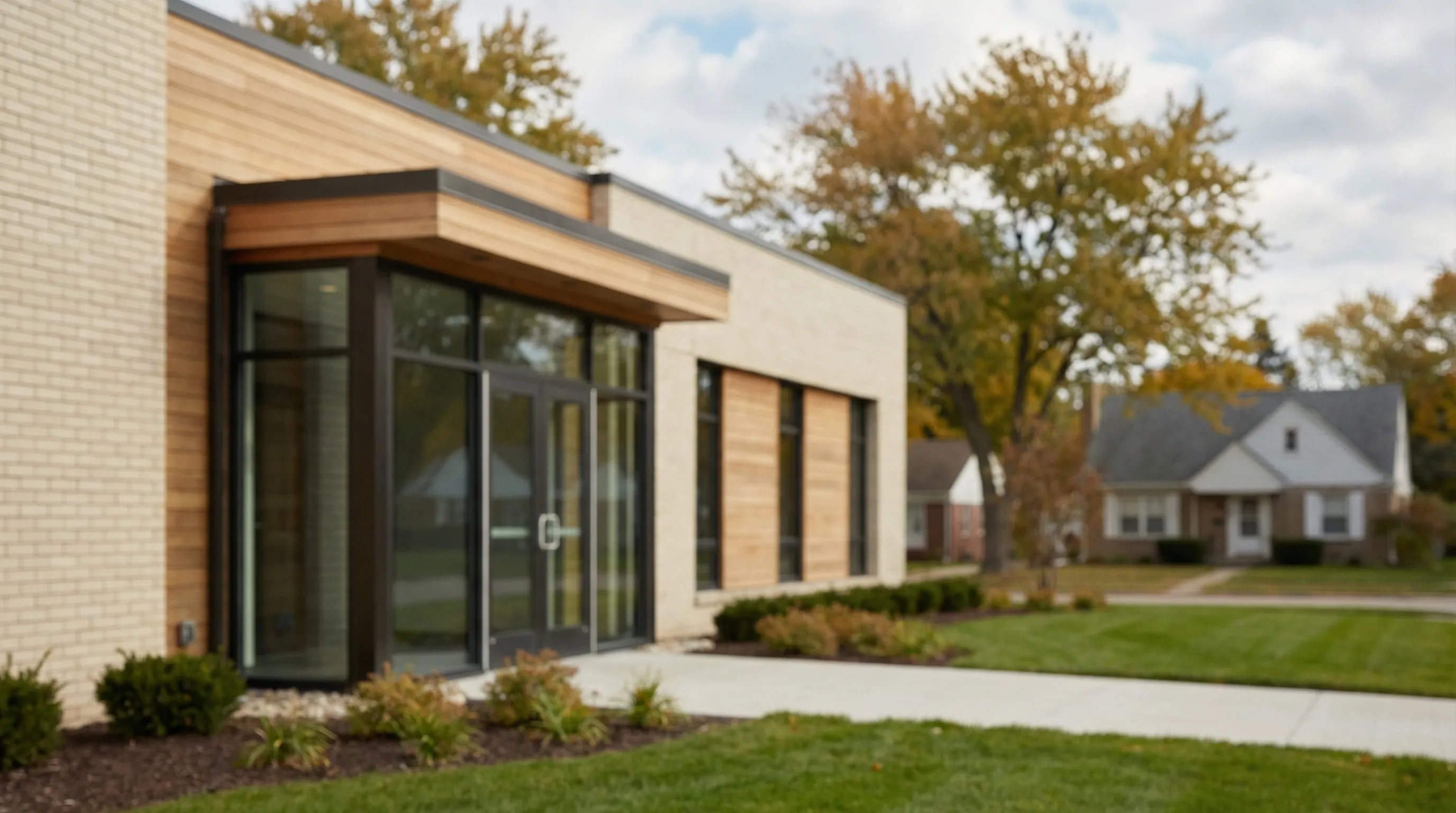 Professional dentist consulting with a patient in a modern Cedar Rapids, IA dental office using digital imaging technology