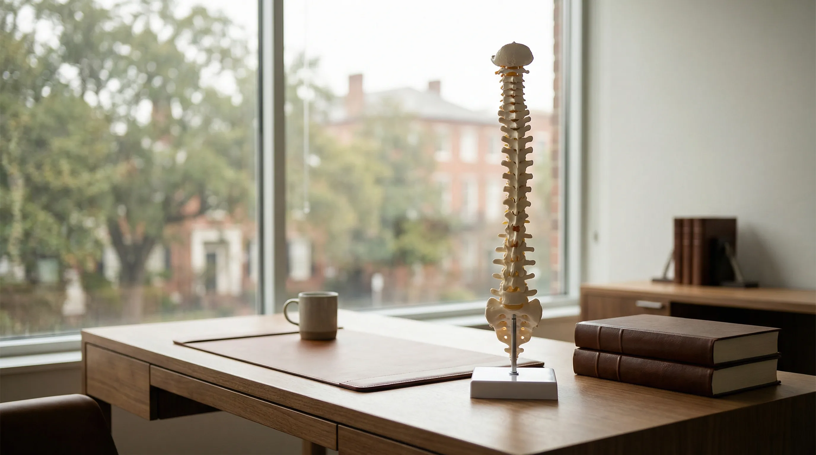 Professional personal injury attorney consultation with client in law office on Washington Street in Athens, GA