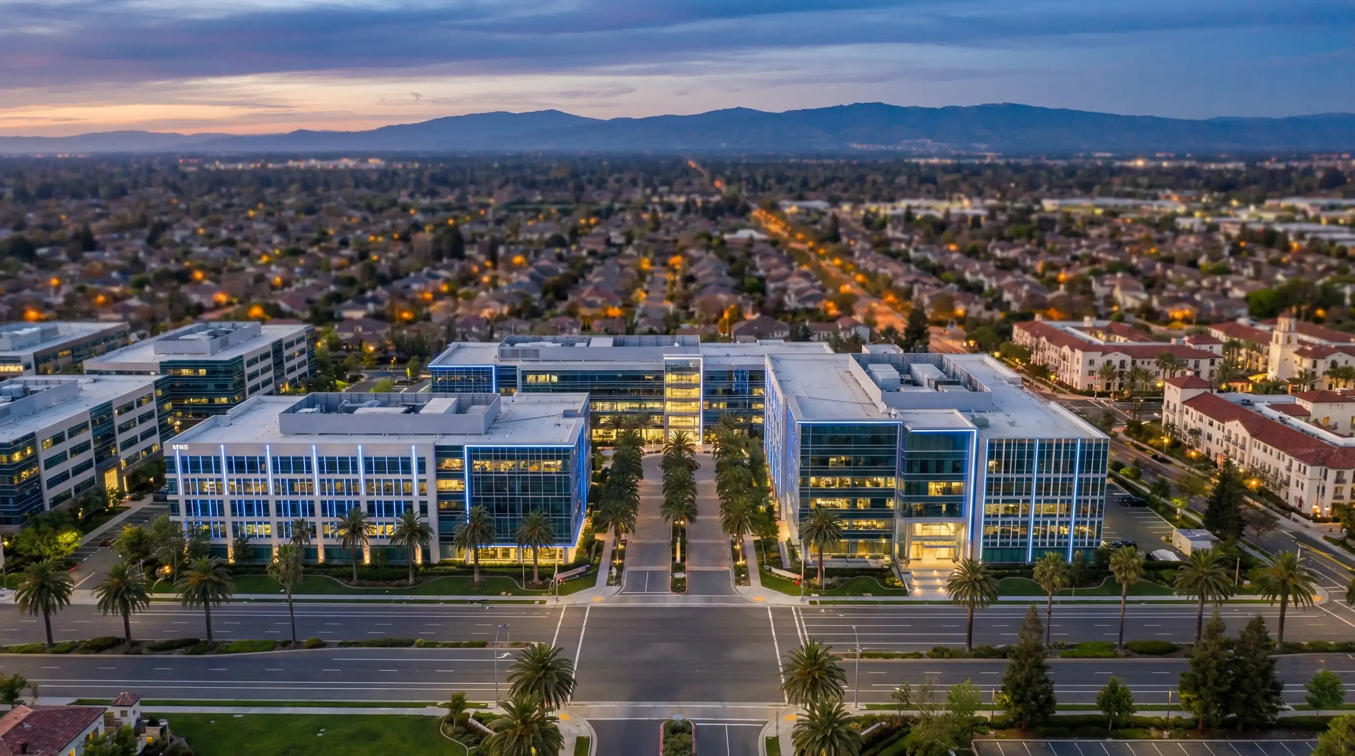 Modern dental office interior in Santa Clara, CA, with dentist examining patient in a professional clinical setting
