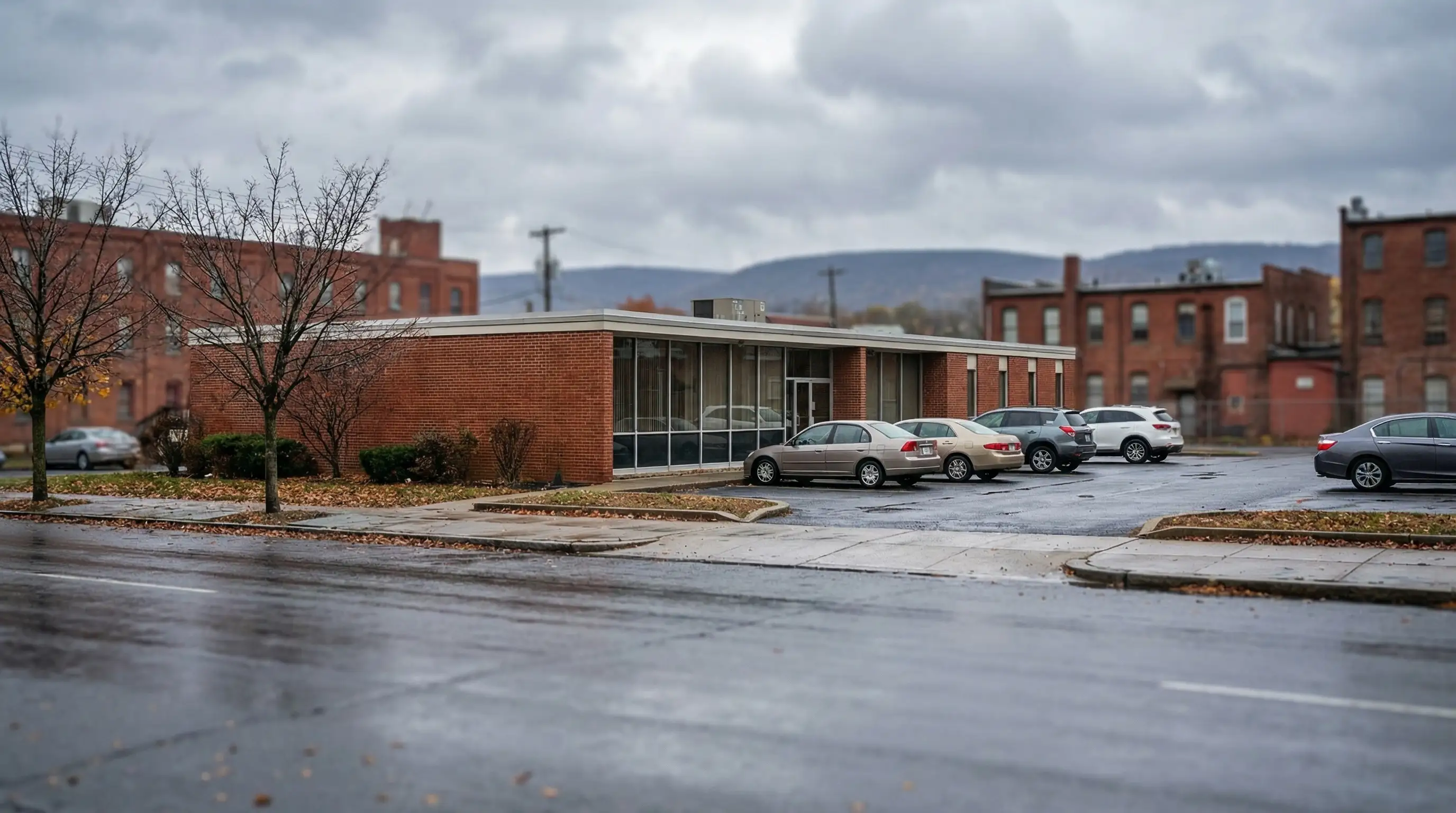 Professional law office consultation room in Allentown, PA with bilingual client meeting in progress