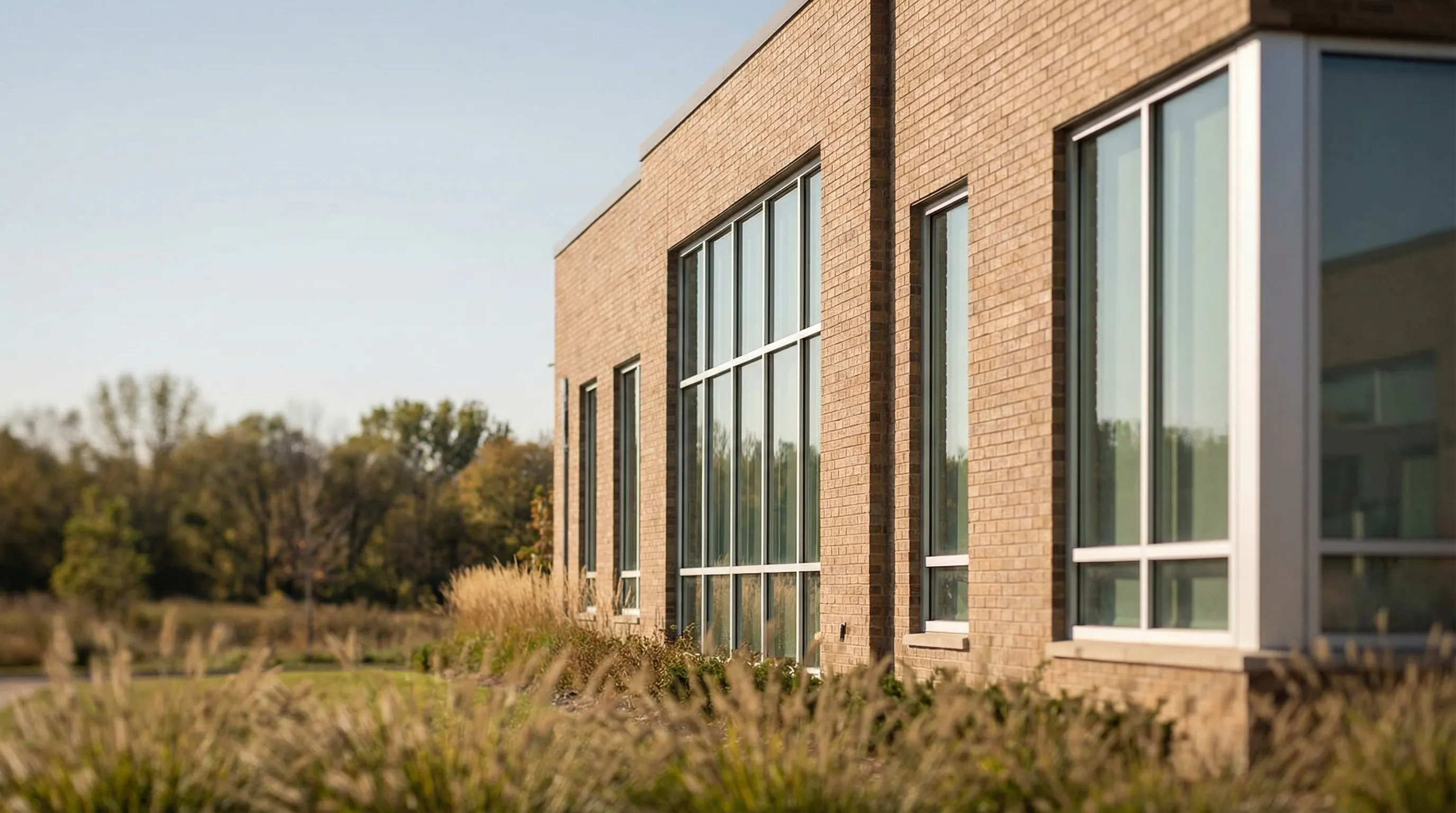 Modern dental practice interior in Rochester, MN with a patient smiling during a consultation with a dentist