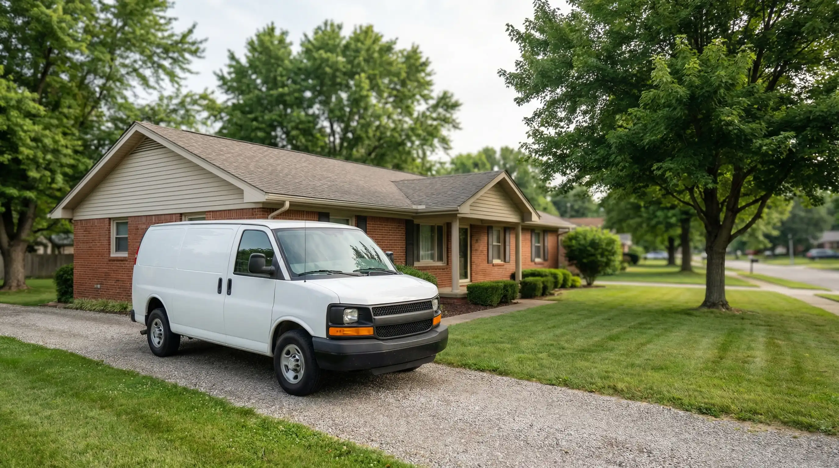 Professional plumber working under kitchen sink in Evansville, IN home