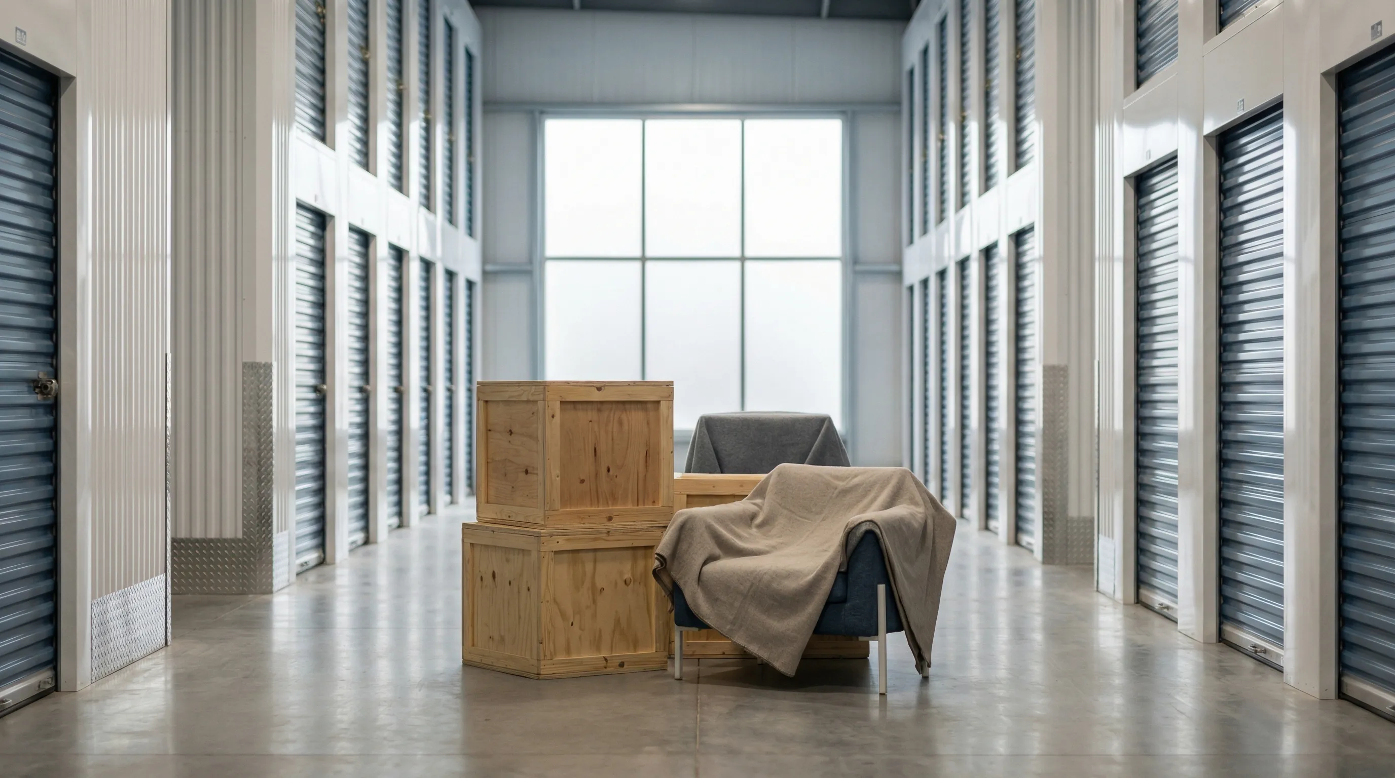 Professional moving crew loading furniture into truck outside brick Evansville Indiana residential home