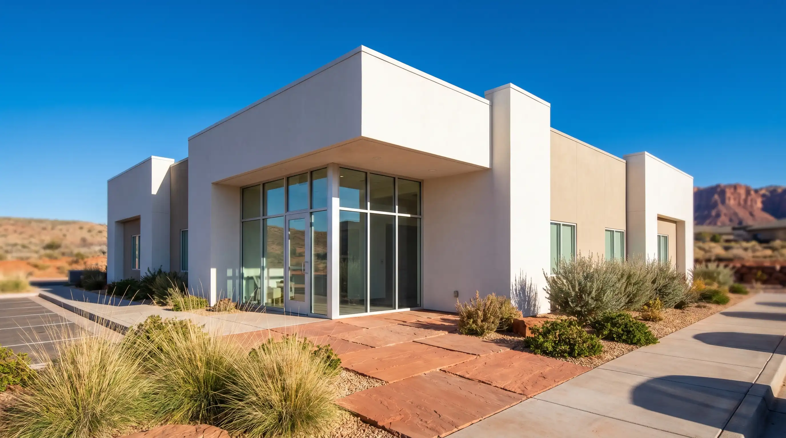 Professional dentist treating a patient in a modern dental operatory in St. George, UT