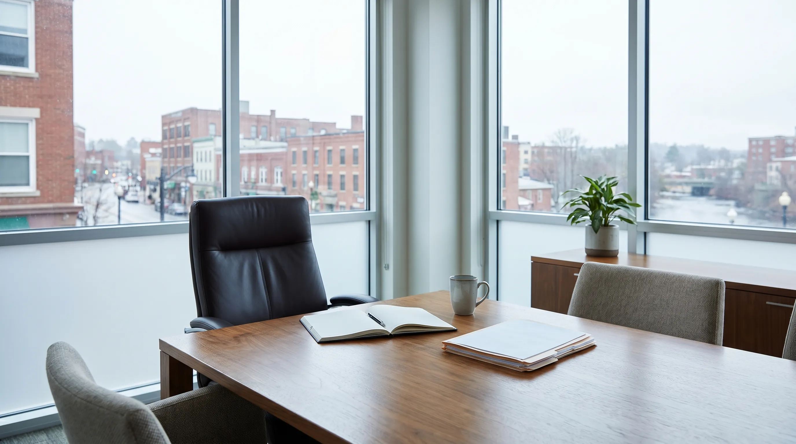 Professional personal injury law consultation room in Nashua, NH
