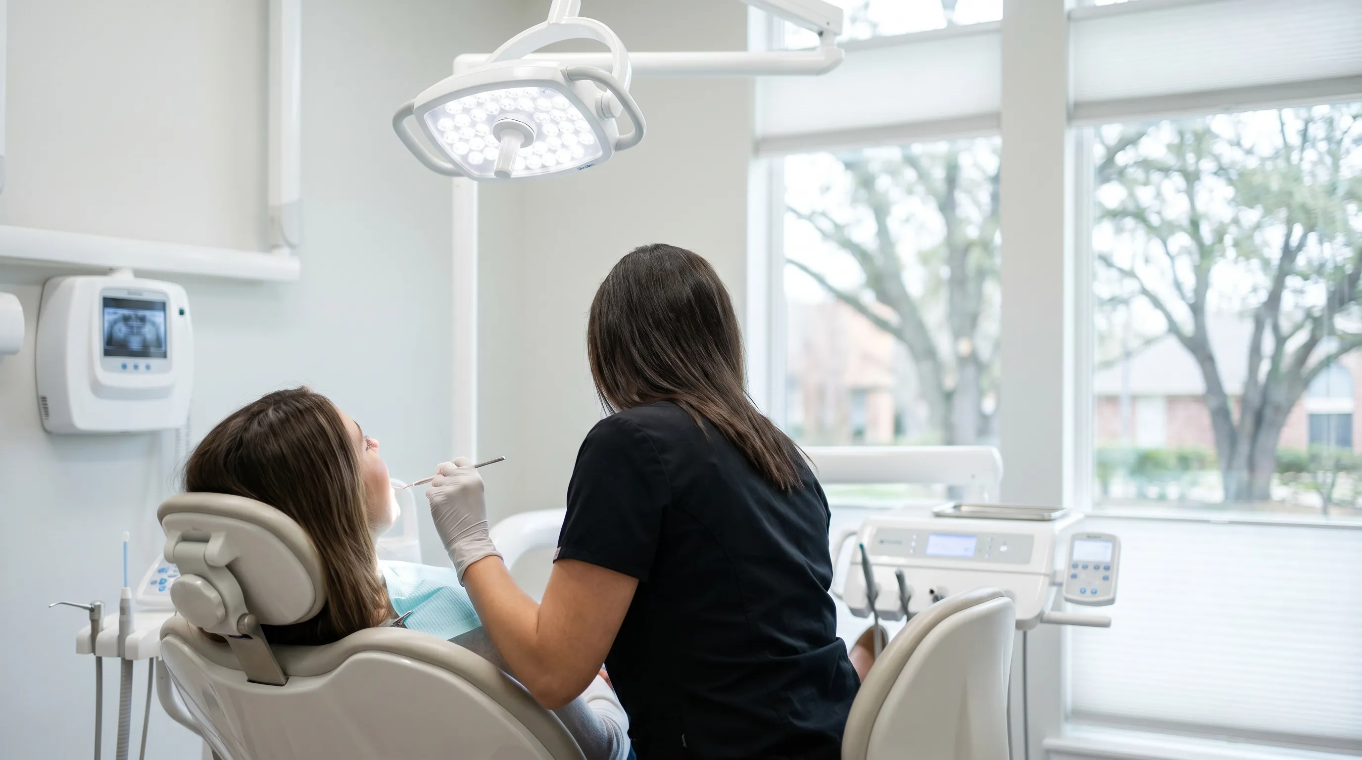 Modern dental treatment room with professional equipment at a Springdale, AR dental practice