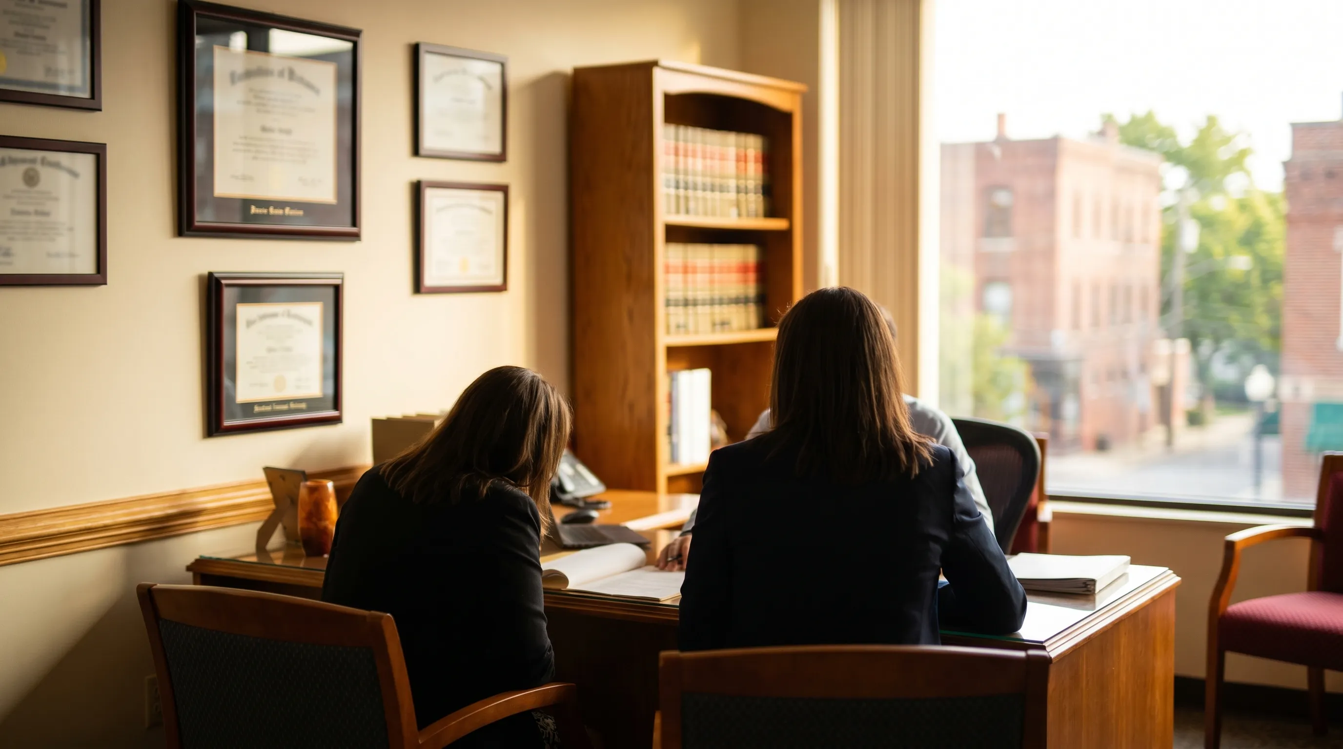 Professional personal injury law office consultation room for attorney in Jonesboro, AR