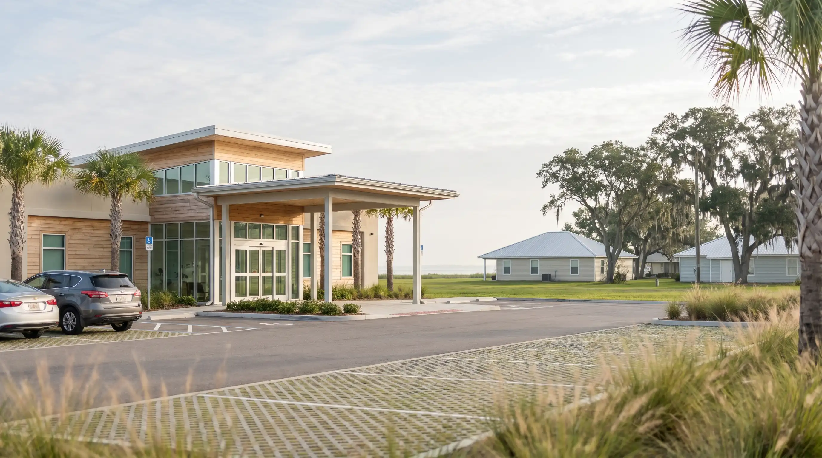 Physician consulting with a patient in a clean modern medical clinic in Gulfport, MS