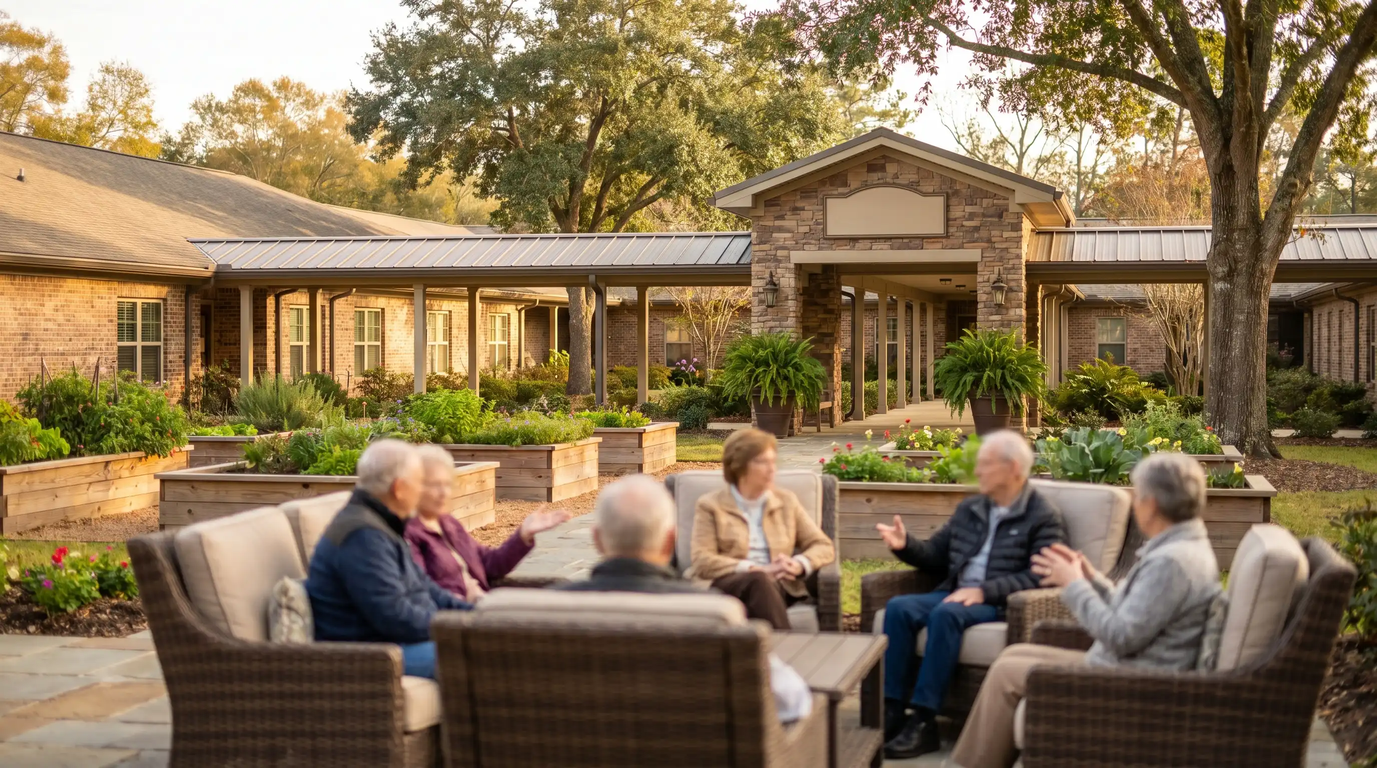 PPC consultant reviewing senior services Google Ads campaign performance dashboard for Albany, GA assisted living facility