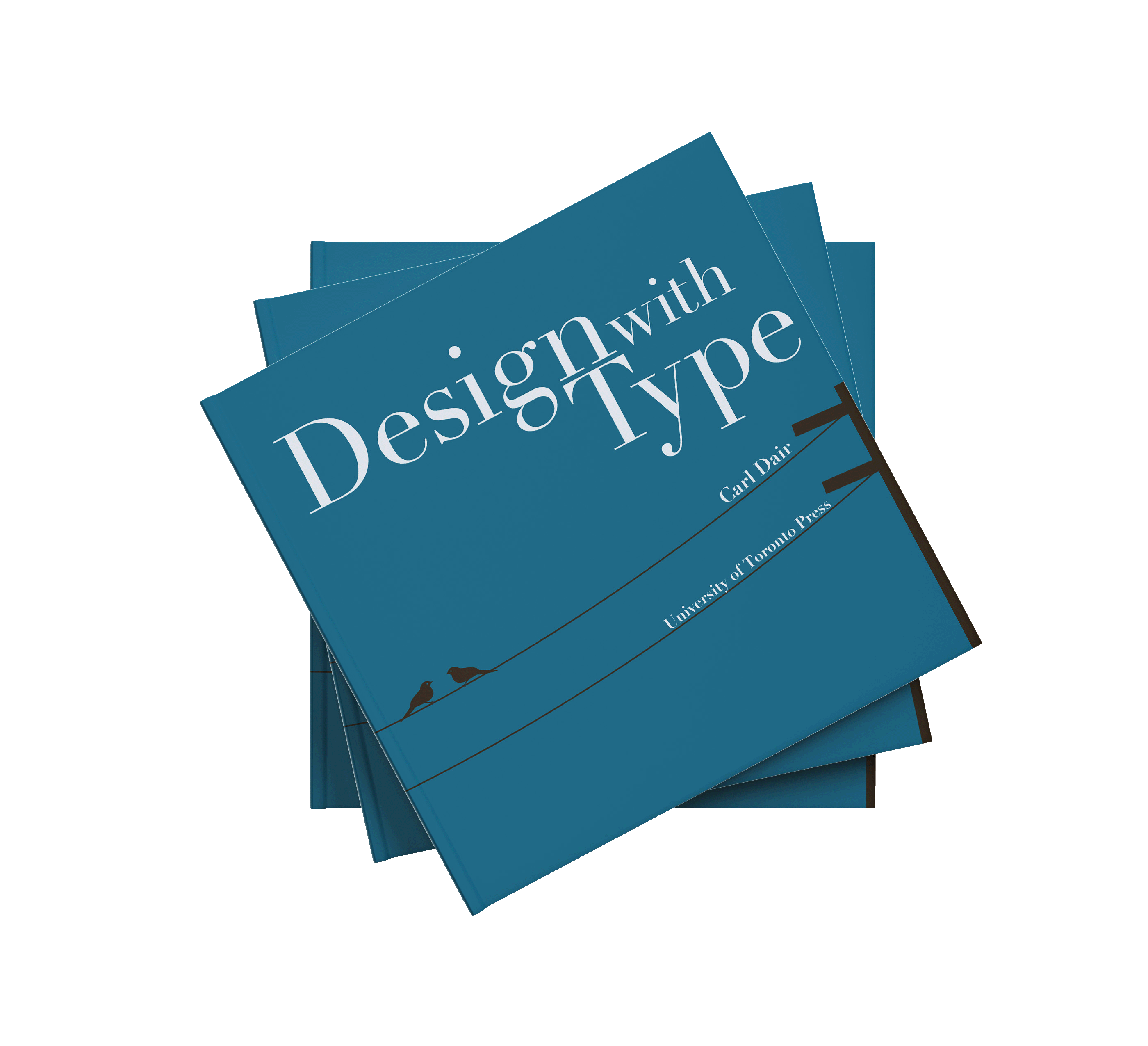 Cover mockup for Design With Type by Carl Dair.