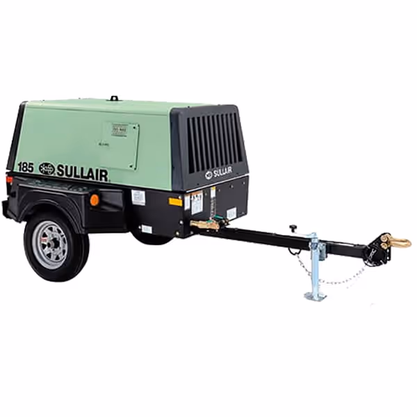 Compressor de Ar Parafuso Sullair 185 Q - 67 HP