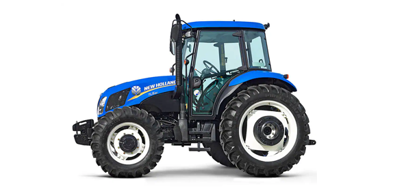 Trator Agrícola de pneus com plaina traseira New Holland TL5.80