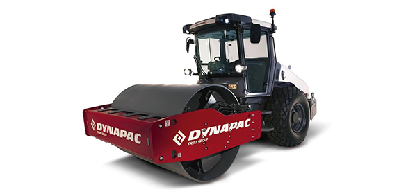 Rolo Compactador Liso Dynapac com Kit Pé de Carneiro CA30D