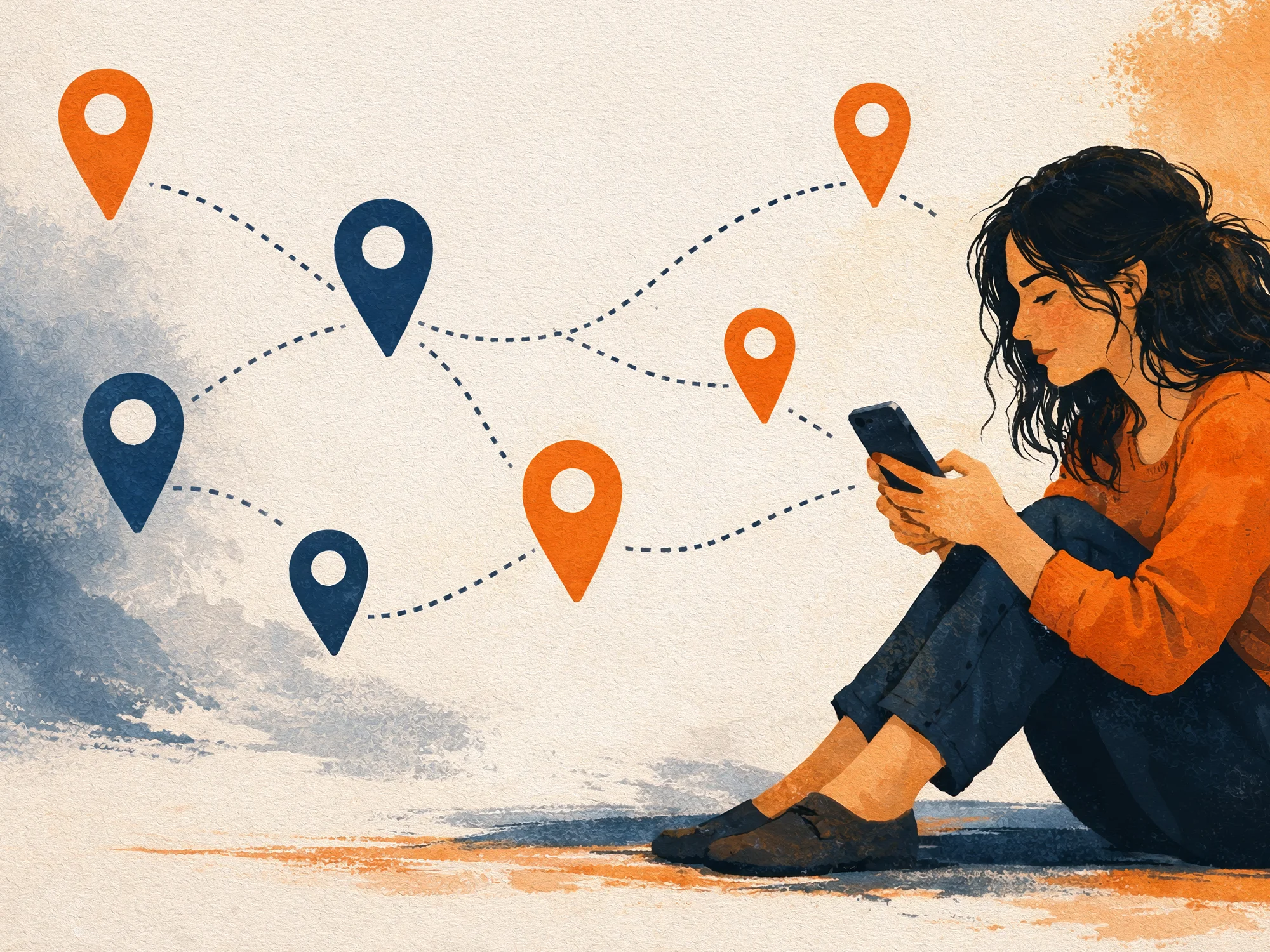 Image of therapy locations on a map.