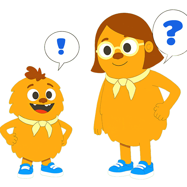 Humie with a parent