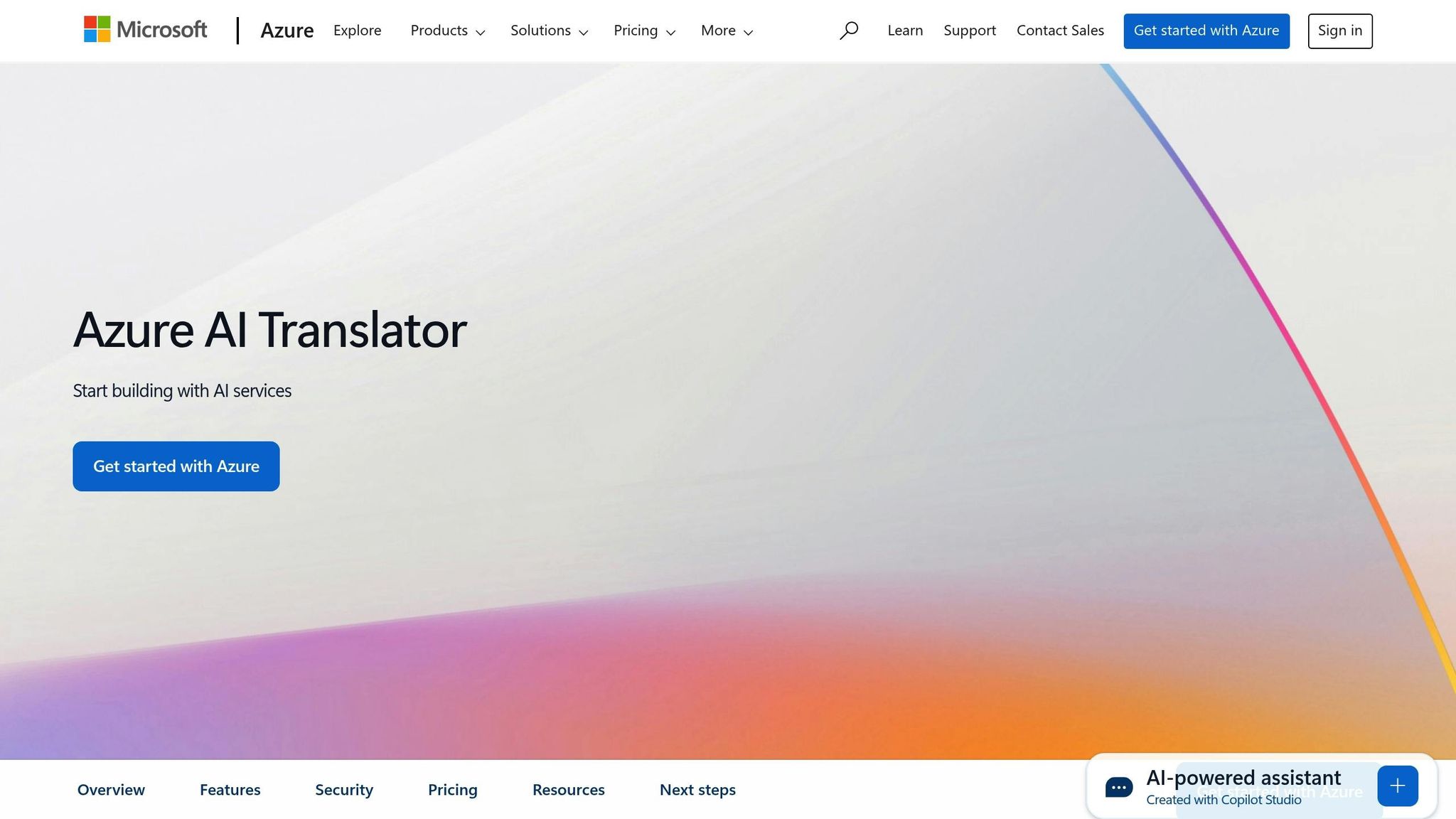 Azure AI Translator