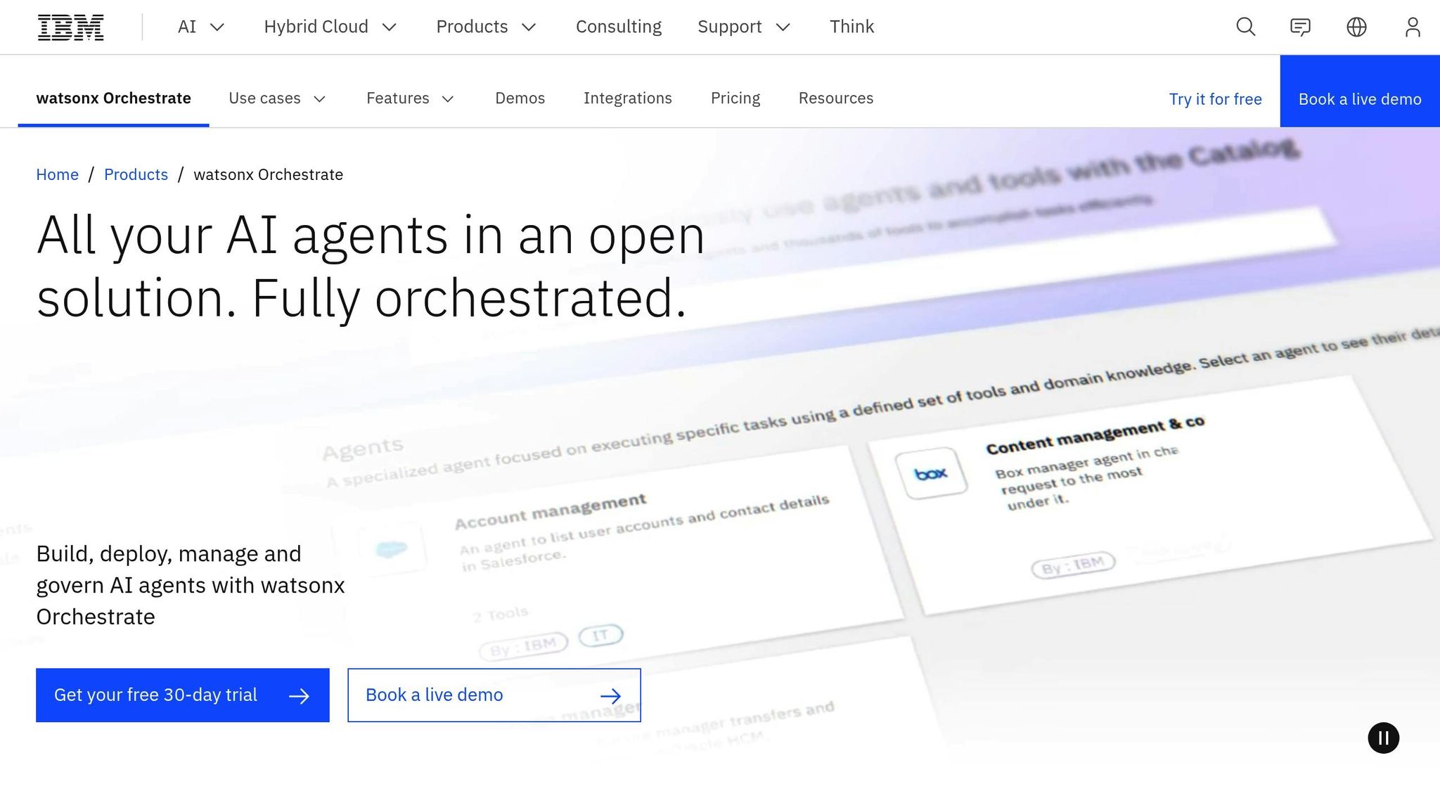 IBM watsonx Orchestrate