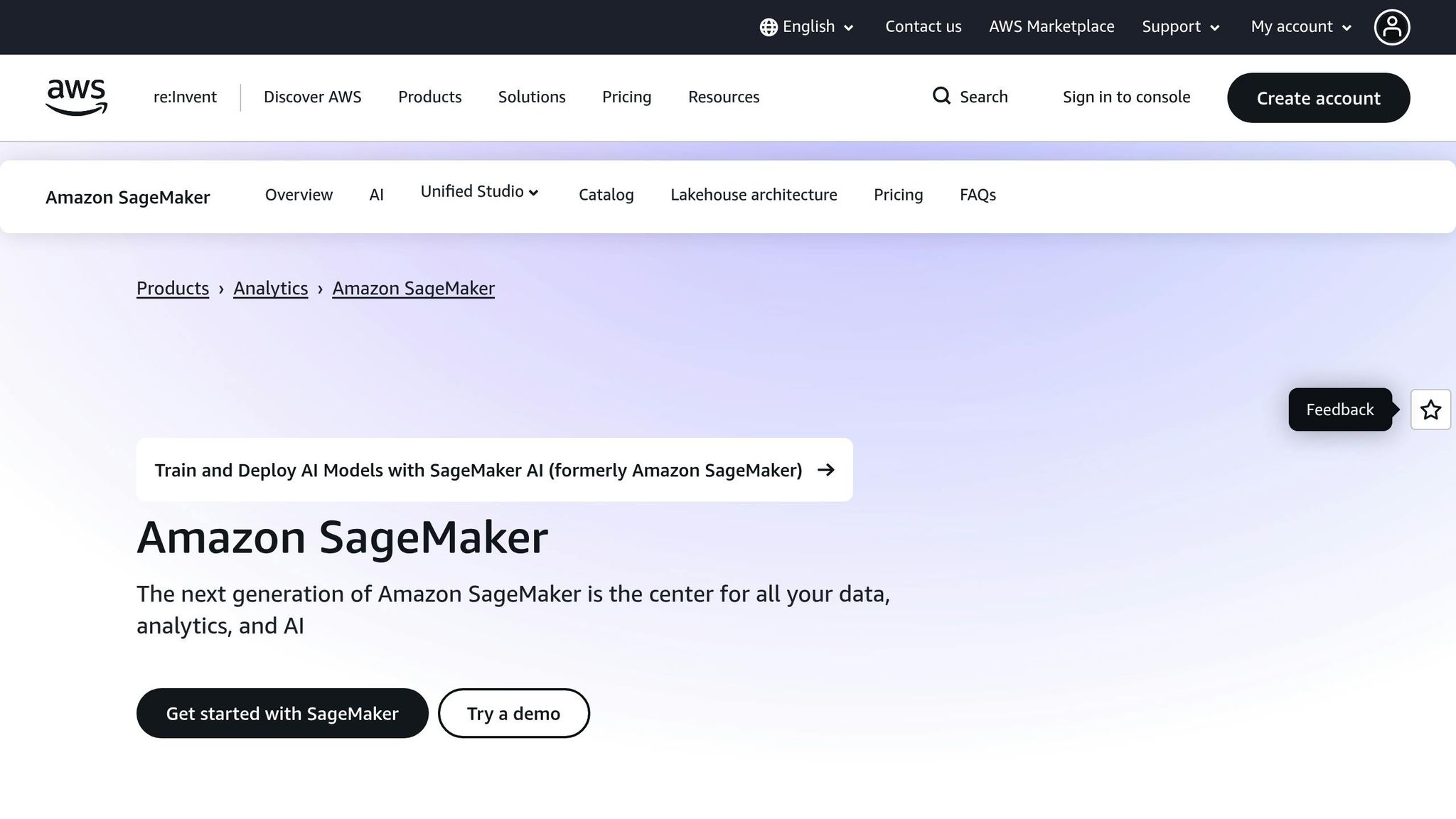 AWS SageMaker