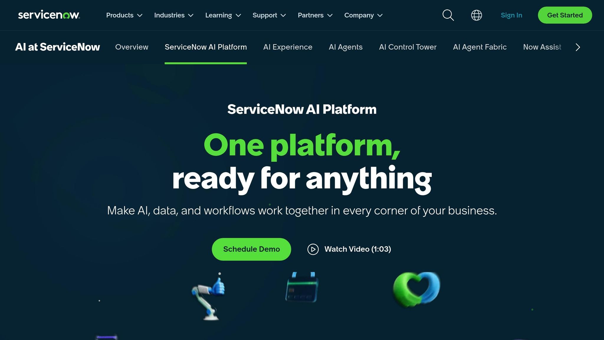 ServiceNow AI Platform