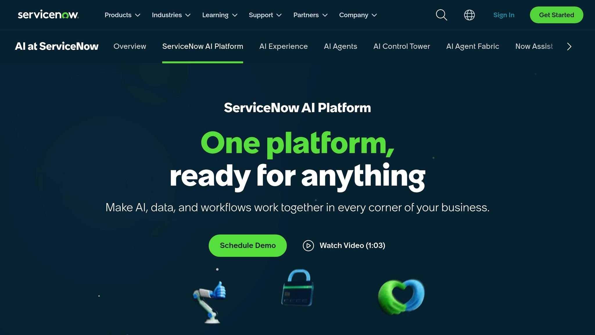 ServiceNow AI Platform