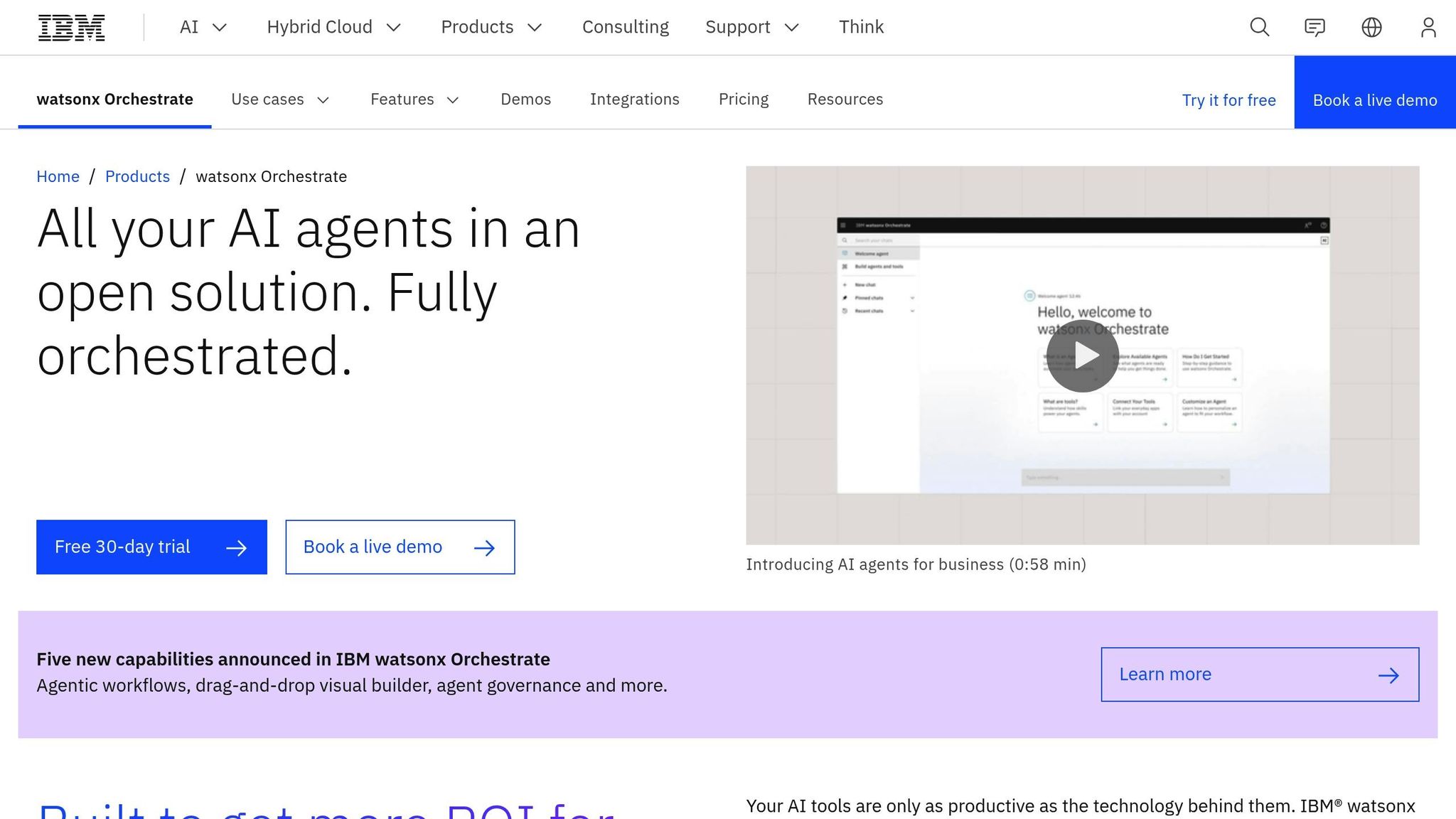 IBM watsonx Orchestrate